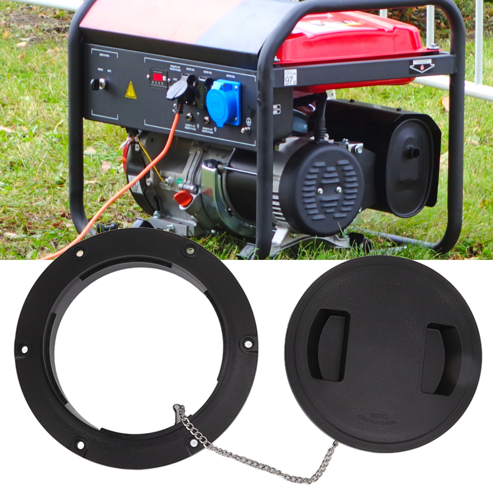 Wassertank Für Dieselgenerator, Wassertankdeckel, Wasser- Und Öleinlasskappe, Geräuscharme Kunststoff-wärmeableitungsabdeckung