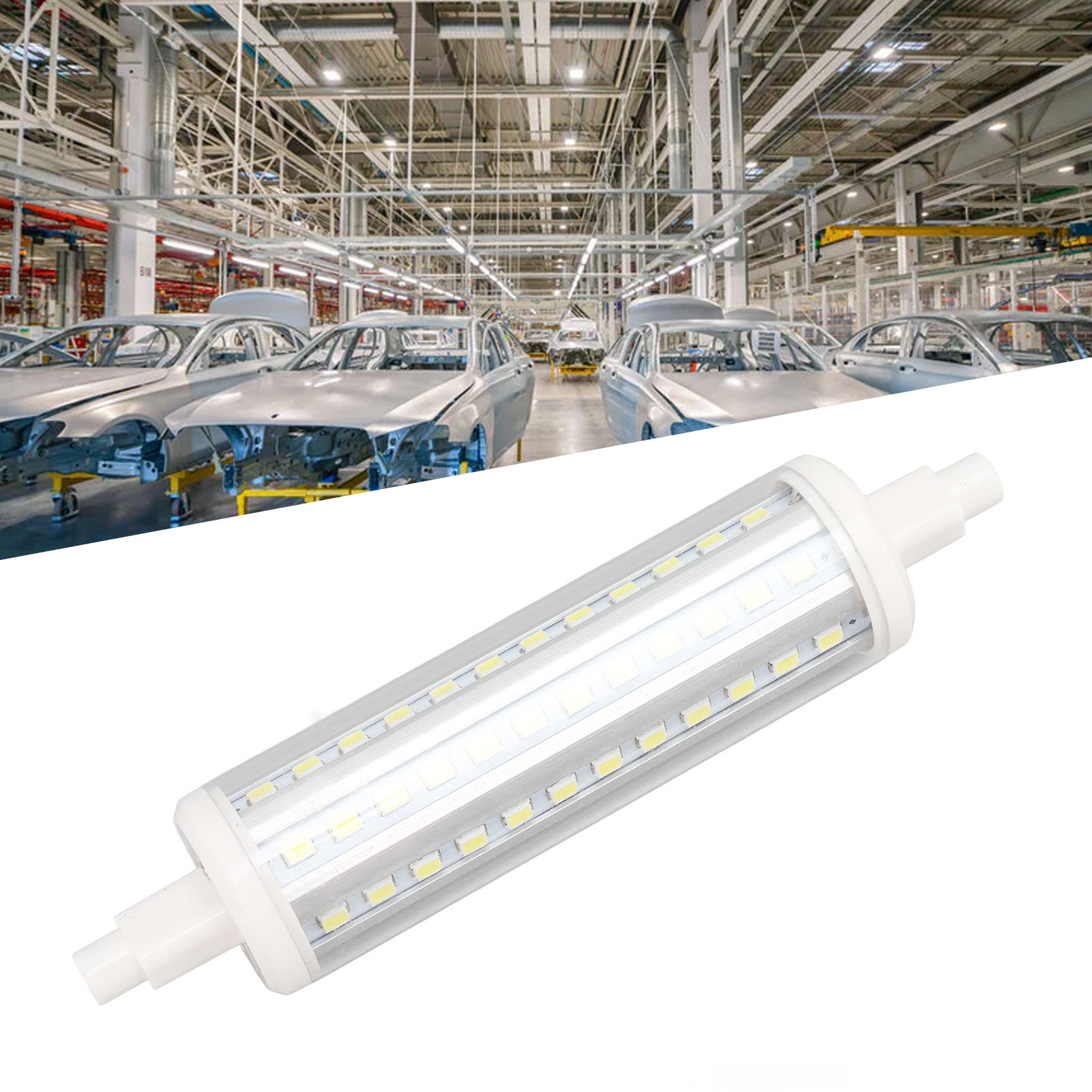 R7s 118 Mm 10-w-led-lampe, Doppelsockel, 72 Leds, 6000 K Weißes Licht