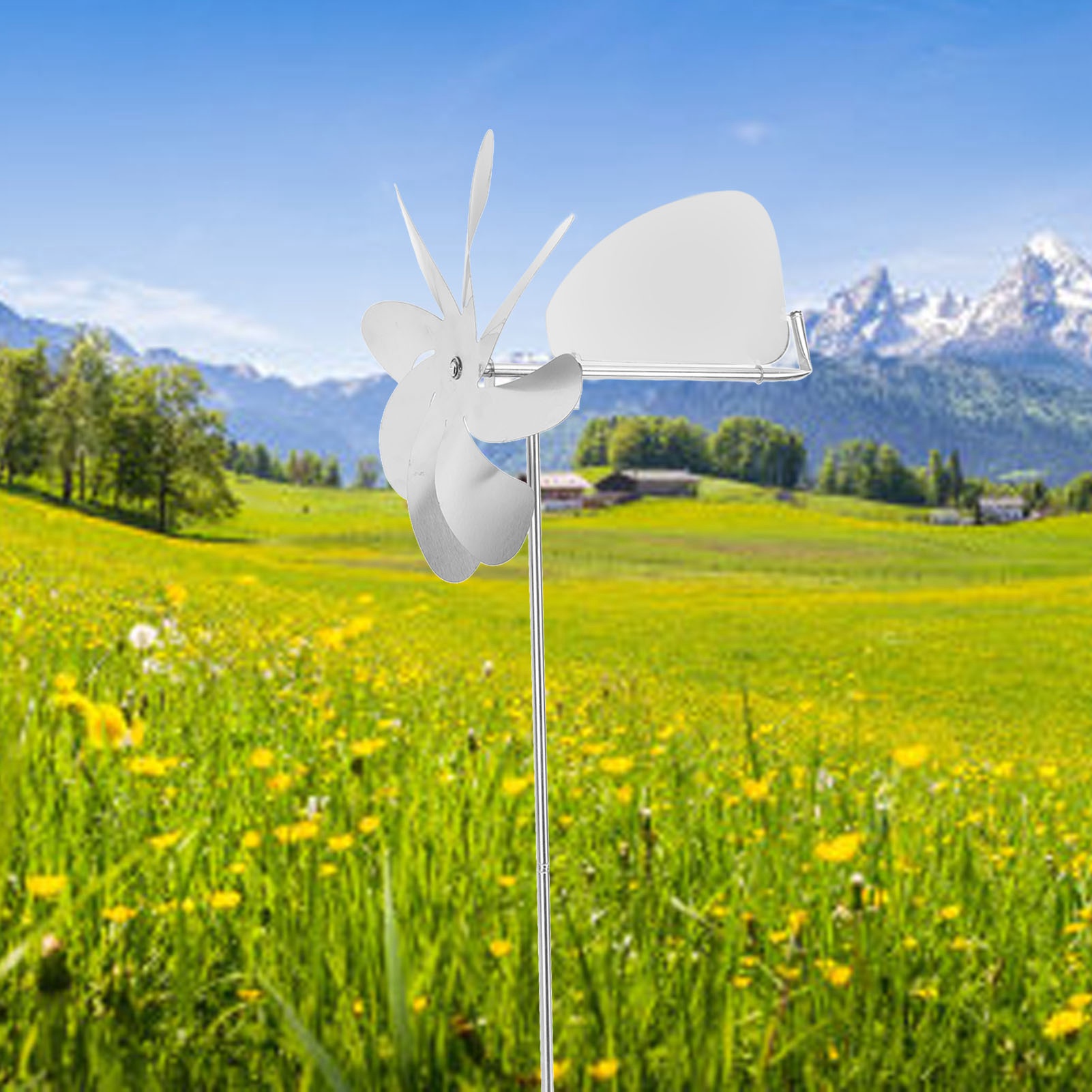 360° Drehbare Hochgeschwindigkeitswindmühle Mit Edelstahlrotor