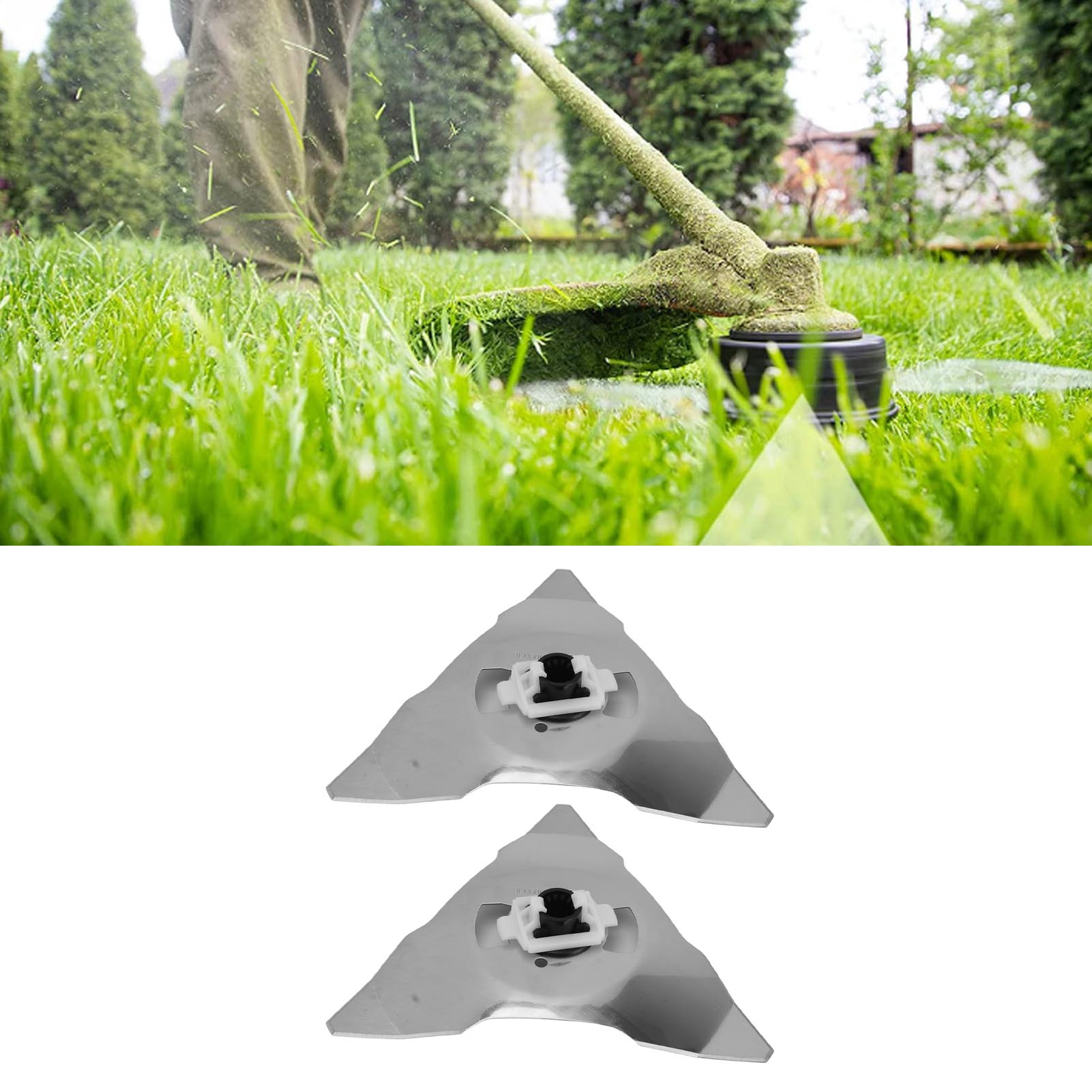 Die Zweiteiligen Dreieckigen Mähklingen Eignen Sich Zum Ersetzen Der Klingen An Robomow Rc/tc/mc/rs Gartenmähern Aus Edelstahl.