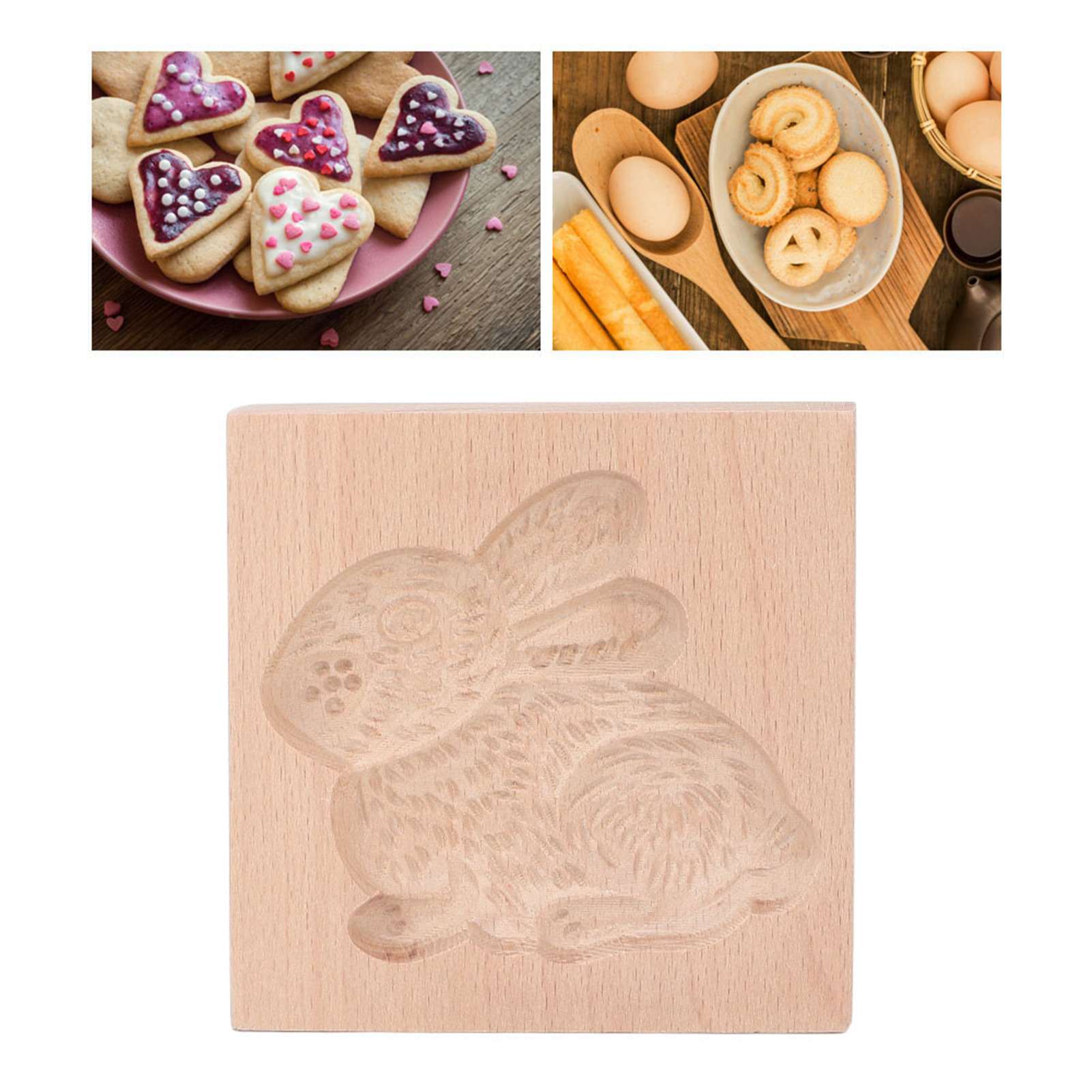Ausstechformen Aus Buchenholz Mit Hasenmotiv