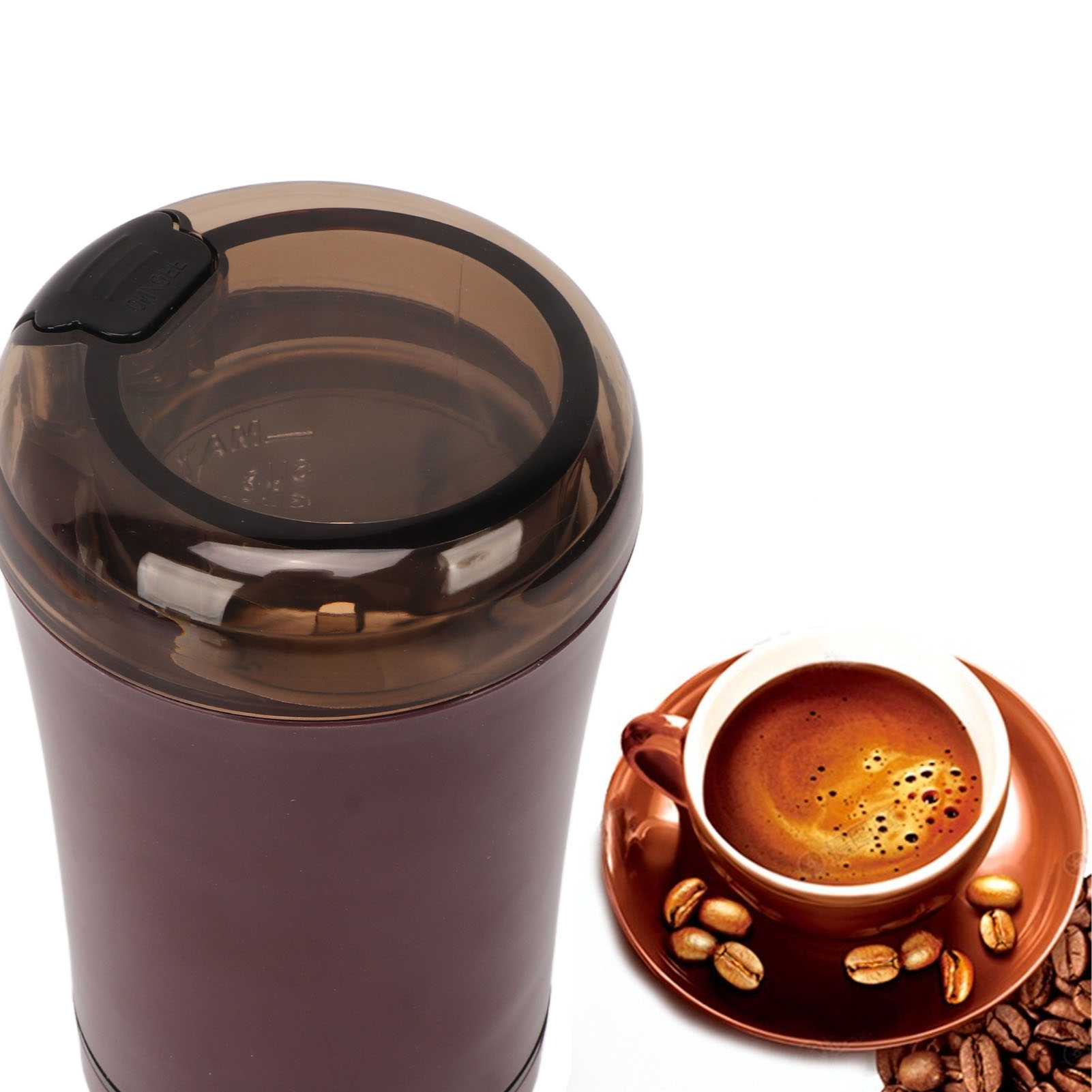 Kaffeemühle, Getreidemühle, Mühle Für Chinesische Heilkräuter, Elektrische Trockenmühle, Lila, Europäischer Standard 220 V