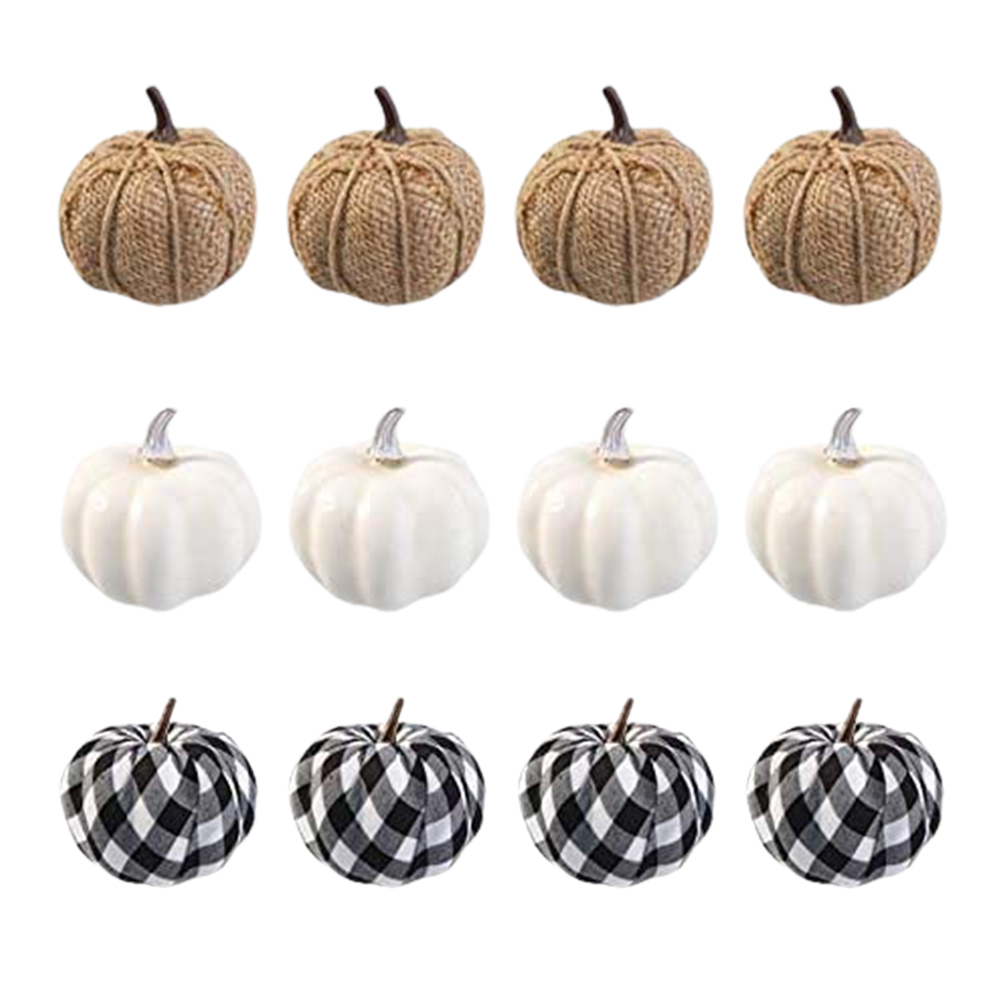 [yue Xing Hui] Halloween-dekorationen: 12 Künstliche Kürbisse (stück)