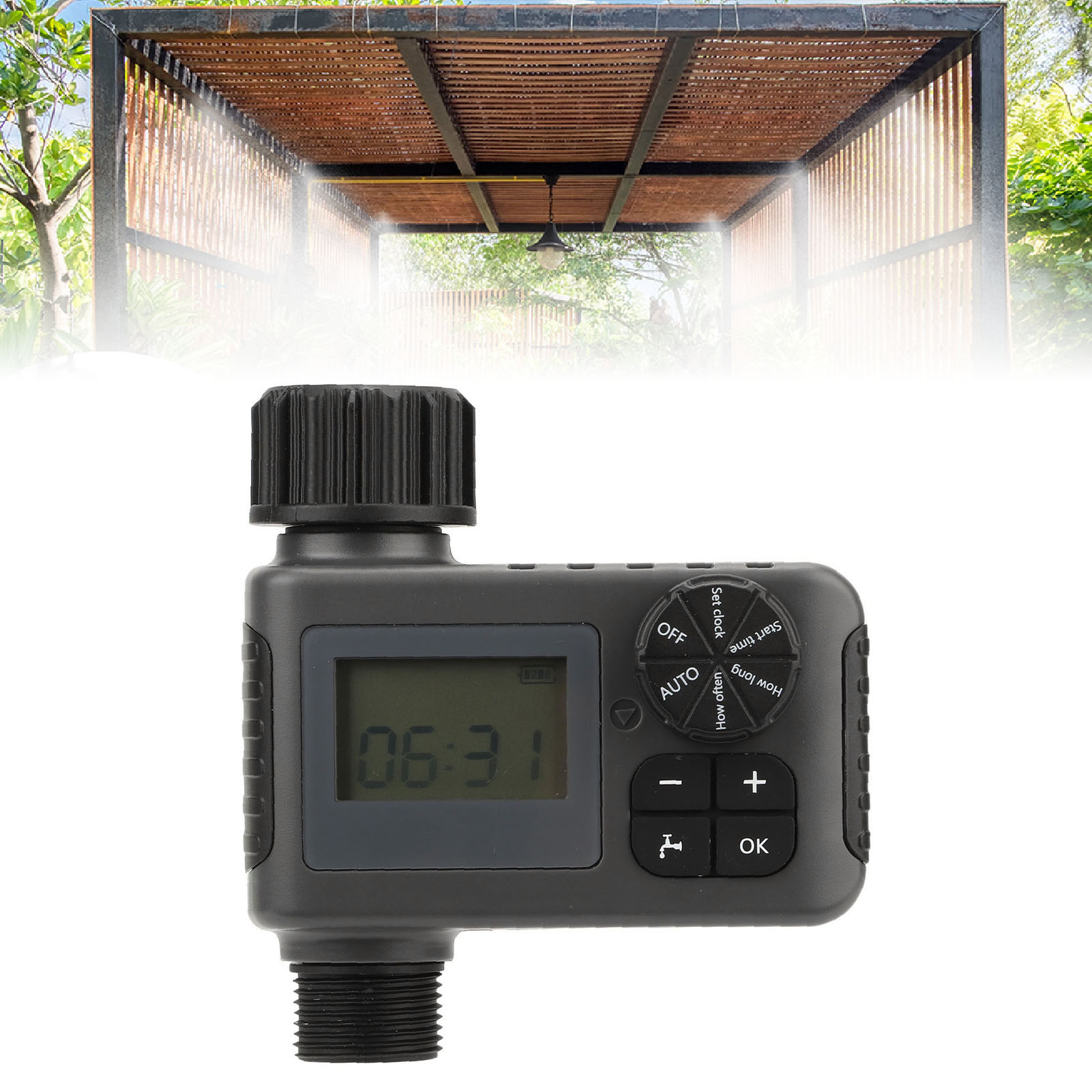 G3/4 Intelligenter Bewässerungstimer, Automatische Gartenbewässerung, Bewässerungsknopf, Automatisches Bewässerungsgerät