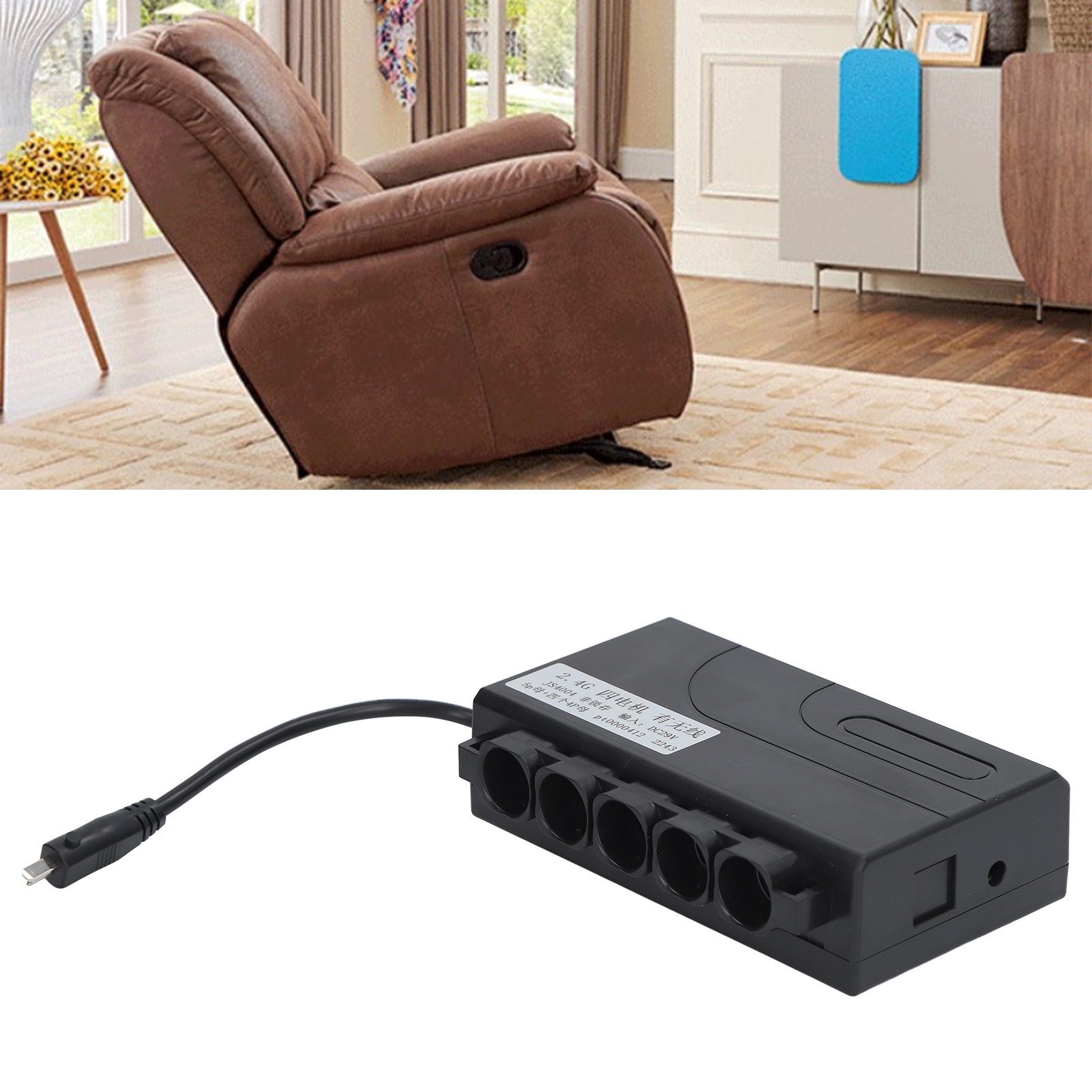 Elektrisches Bett Für Zuhause Mit Elektrischem Fensteröffner, Ausklappbarem Fernseher, Medizinischer Liegefunktion, Einem 2,4-ghz-motor, Drahtloser Fernbedienung, 1 Bis 4 Dc29v-motoren