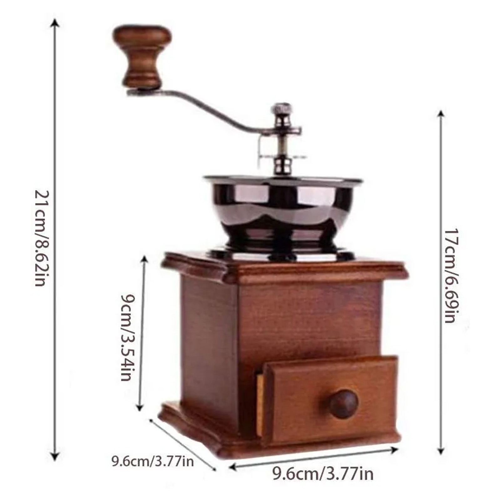Handbetriebene Kaffeemühle