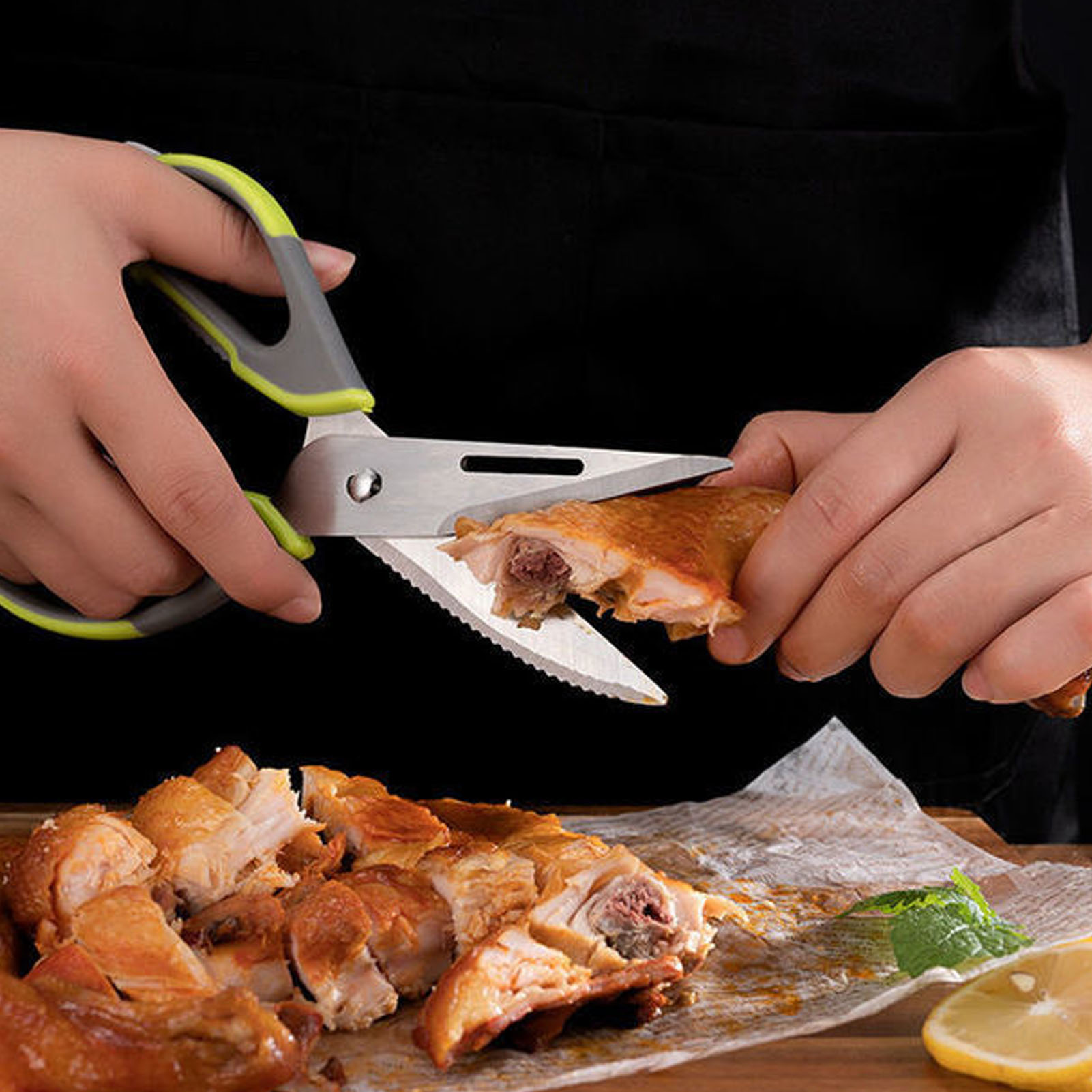 Multifunktionale Lebensmittelschere, Grillschere, Robuste Hühnerknochenschere Aus Edelstahl