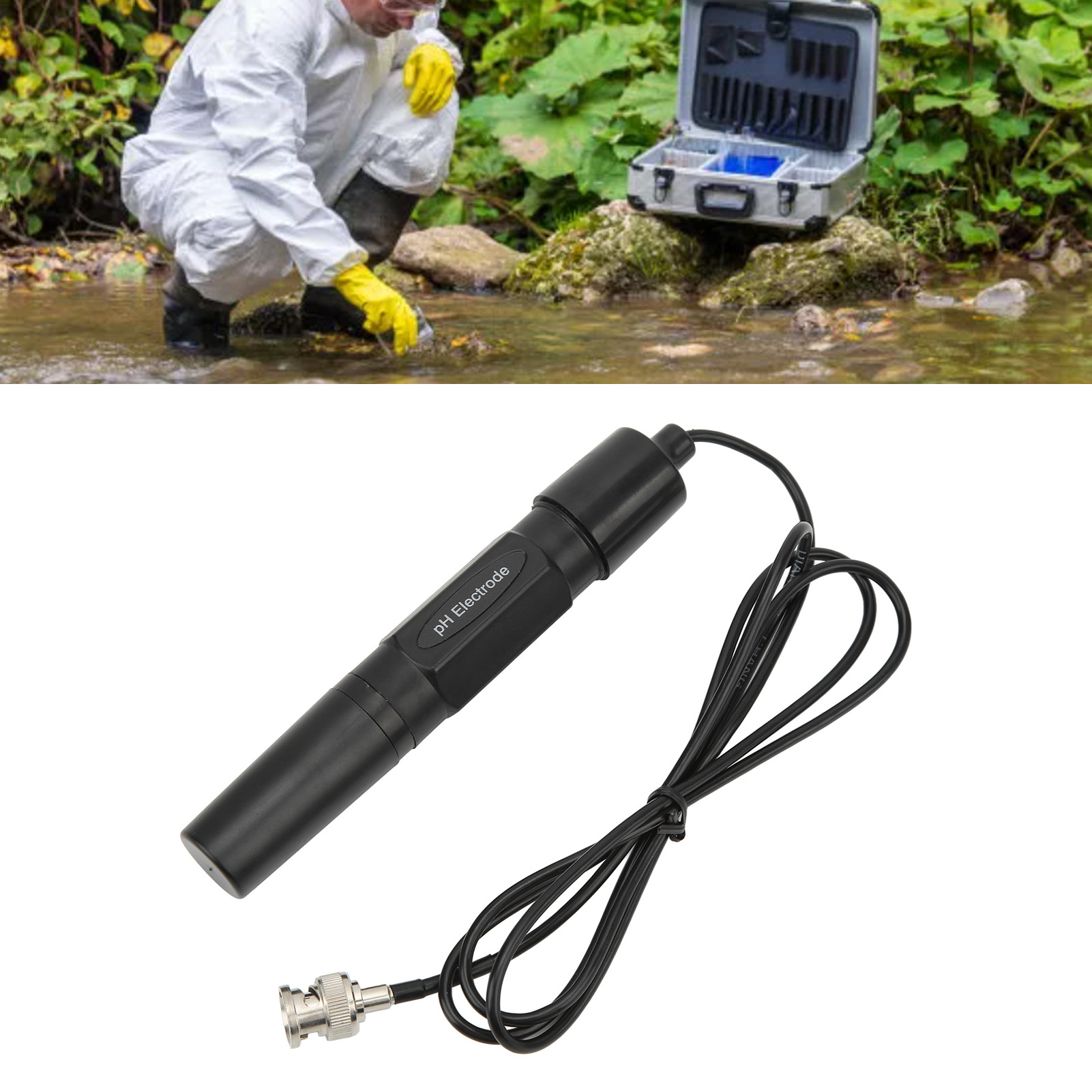 Ph-201h Inline-sensor, Hochpräzise Ph-kompositelektrode Für Laboranwendungen, Ph-meter, 2-mm-bnc-anschluss