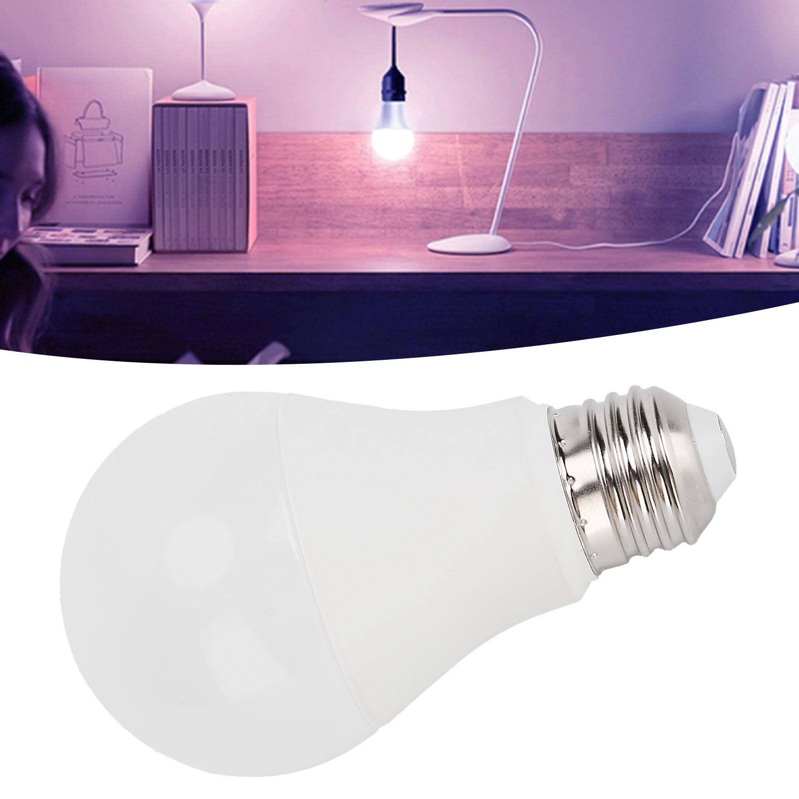 Smarte Wlan-glühbirne, 2800–6200 K, Dimmbar, Alexa-sprachsteuerung, Rgb + Kaltweiß/warmweiß, 10 W, E27-sockel, Fernbedienung Mit Timer, Graffiti-muster