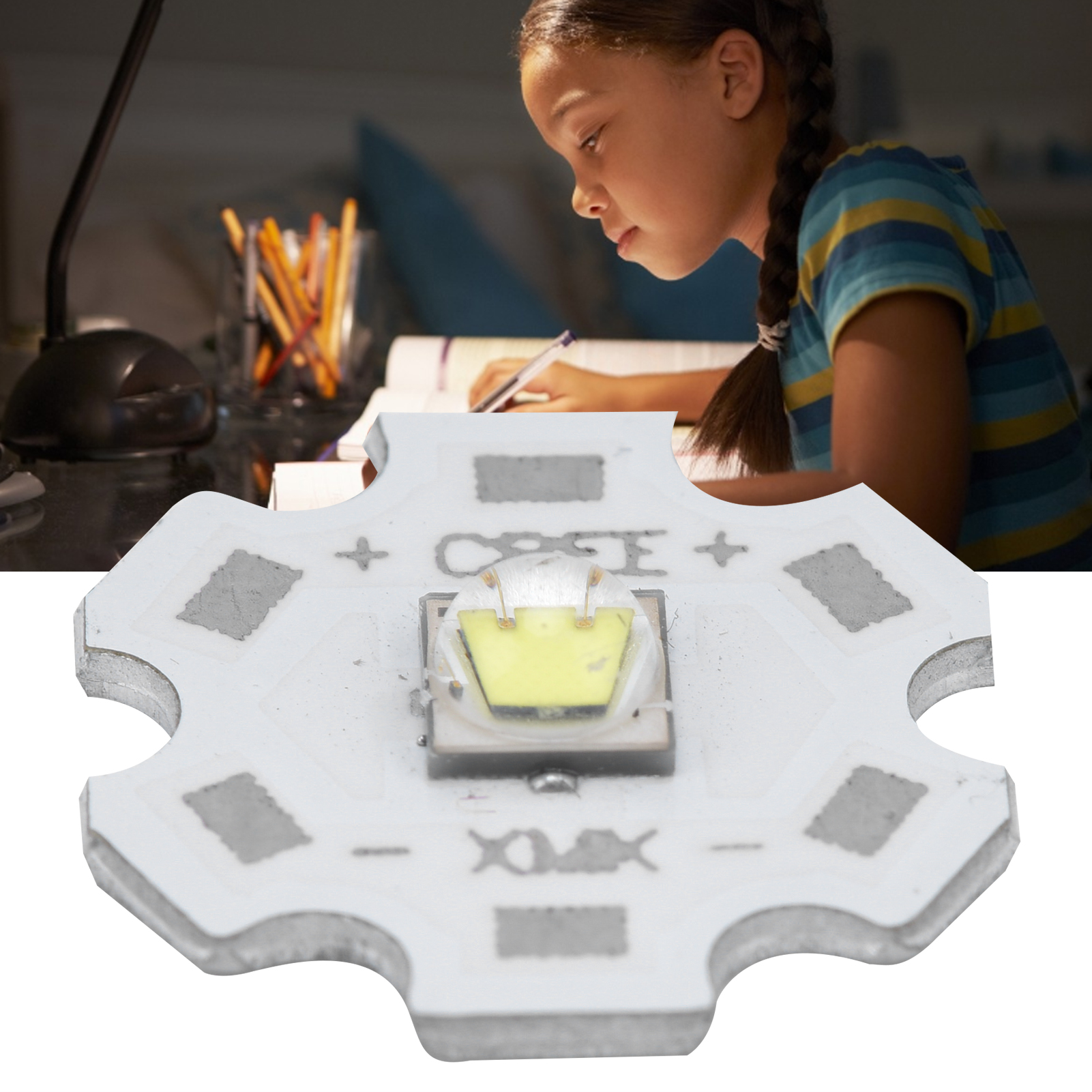 Led-chipperlen, Led-lichtquelle, Hochhelles Aluminiumsubstrat 10w/20mm/3v, Diy-weißlichtbeleuchtung