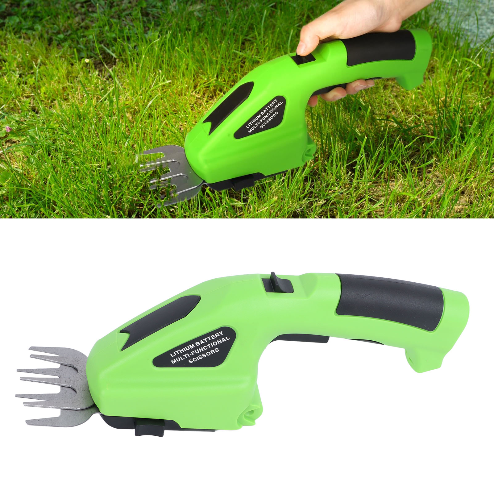 7,2-v-lithium-akku-heckenschere, Gartenschere, Hochleistungs-lithium-akku, Einhand-heckenschere.