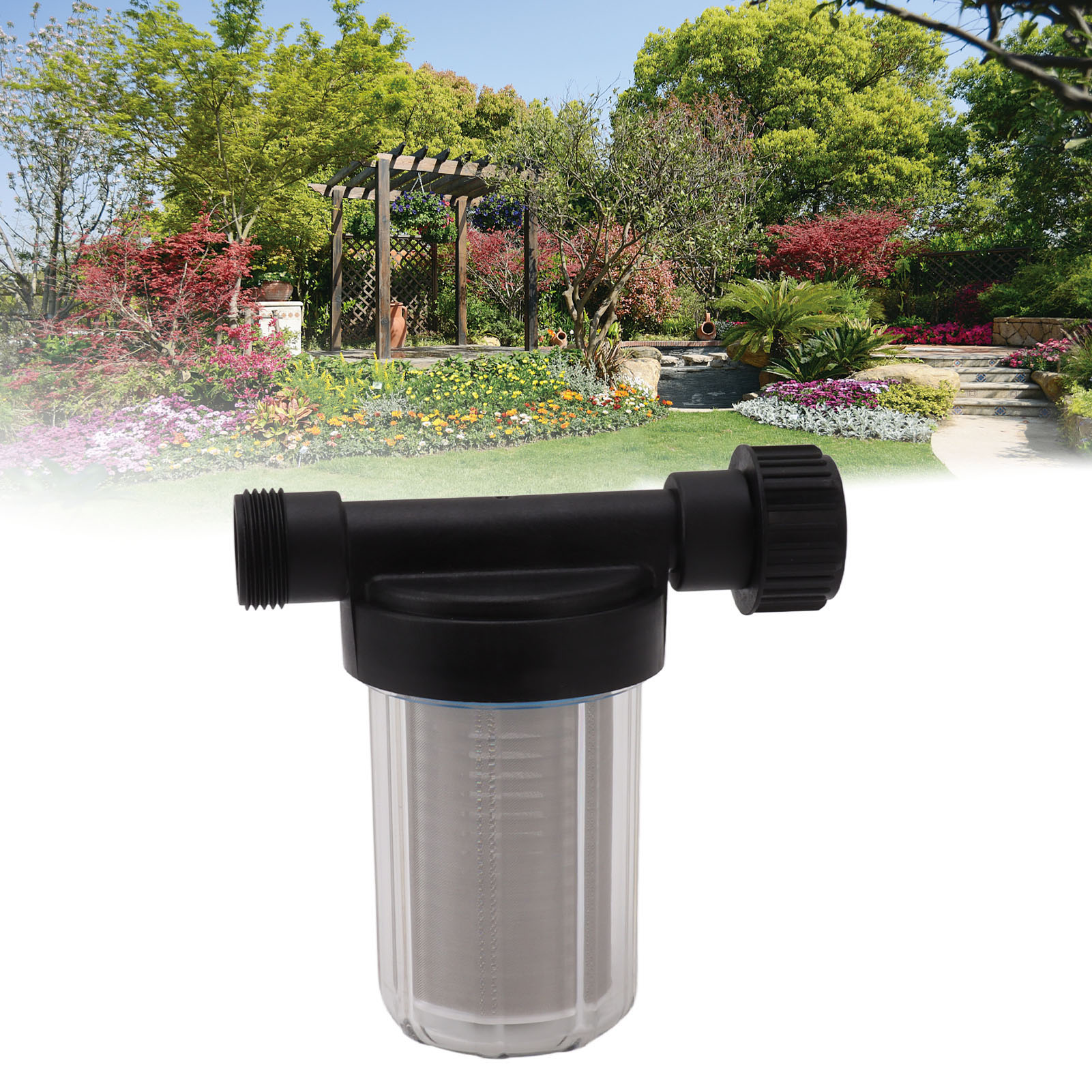 Sichtbarer, Abnehmbarer Gartenschlauch Mit Filter, G3/4-gewinde.