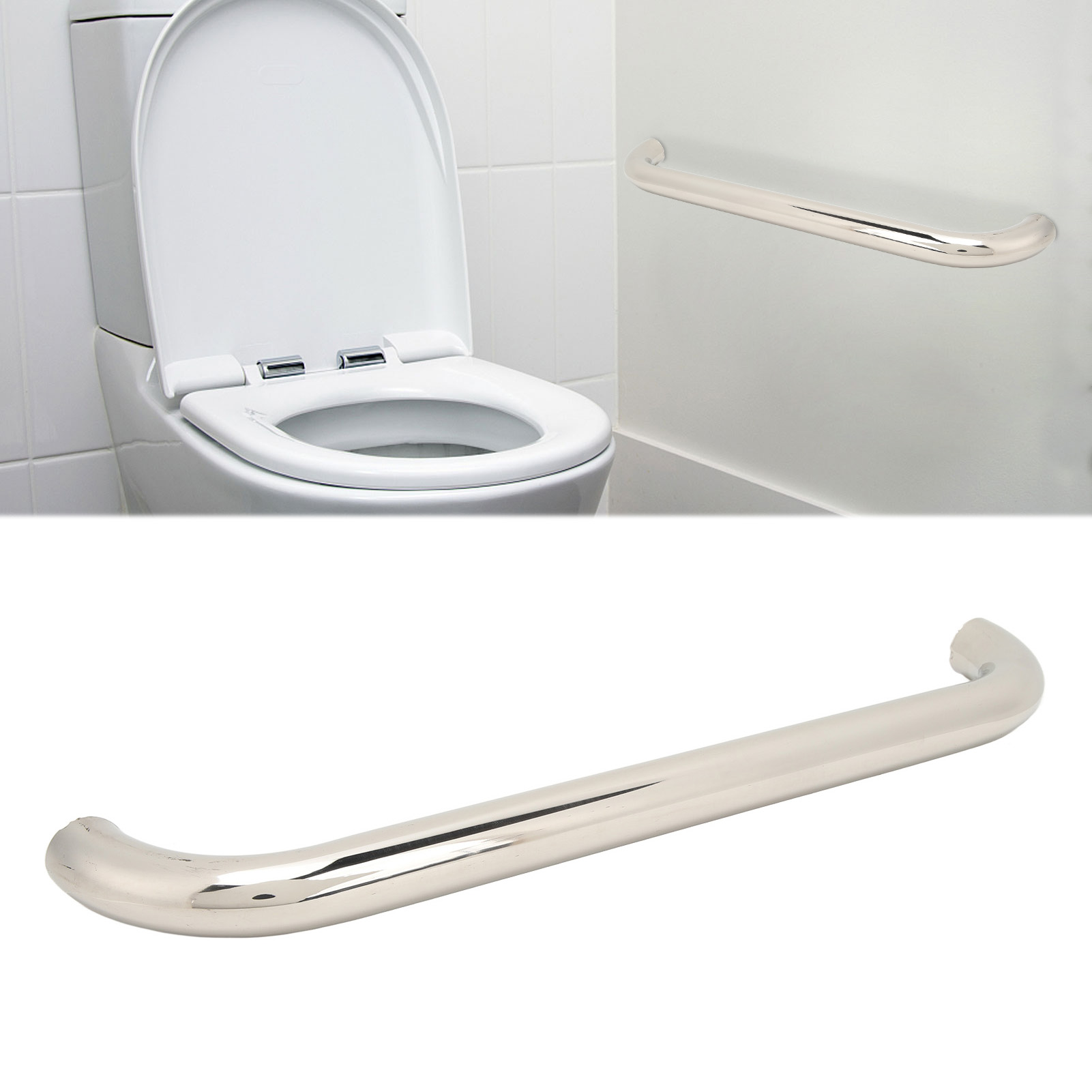 Sicherheitsgeländer Aus Edelstahl Für Badezimmer, Speziell Für Ältere Menschen, Toiletten Und Menschen Mit Behinderungen Zwei Rutschfeste, An Der Wand Montierte Haltegriffe Für Das Badezimmer.