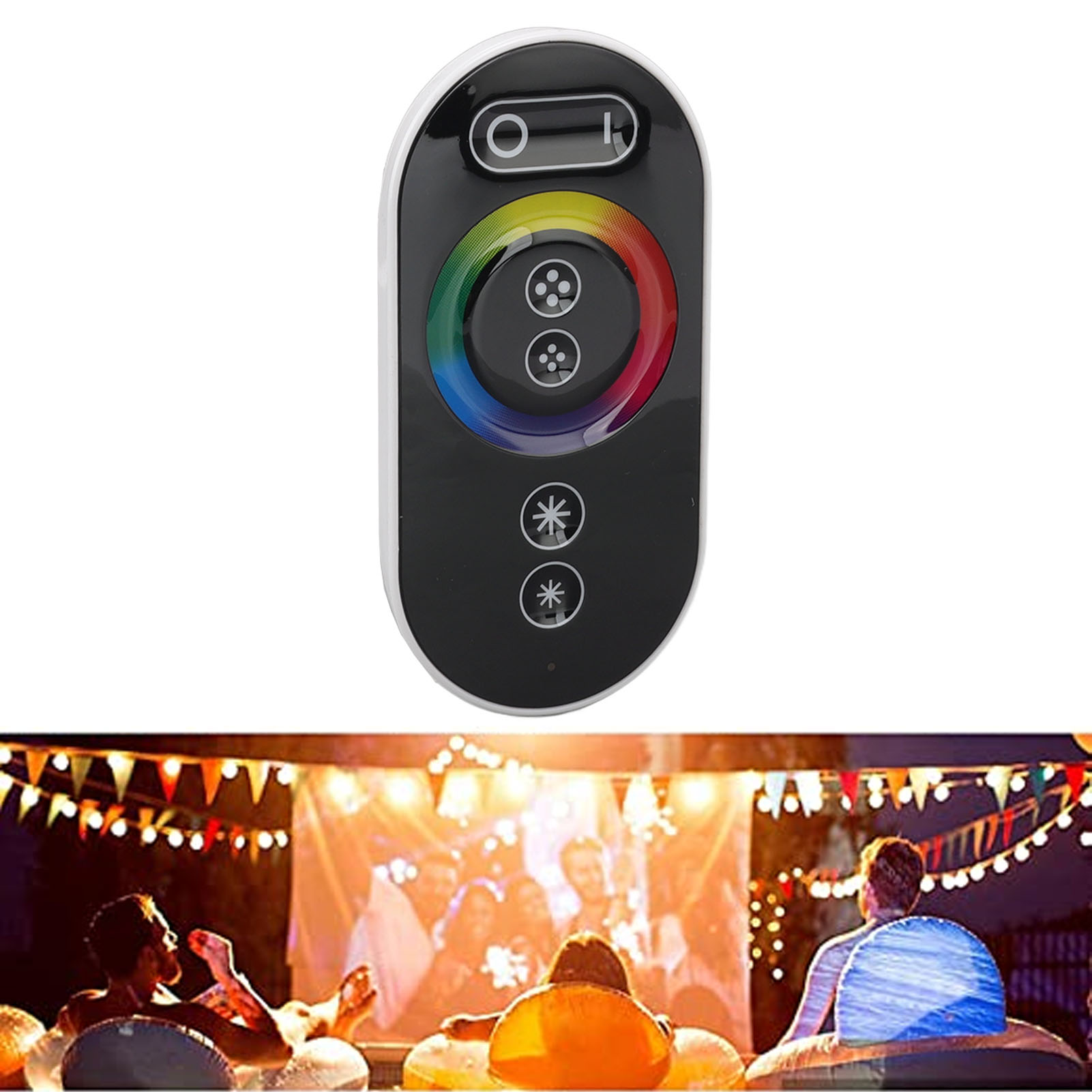 3-kanal-pwm-led-lichtleistendimmer, 6 A 12 V/24 V Dc, Mit Fernbedienung Zur Helligkeitsregelung Und Rgb-dimmschalter