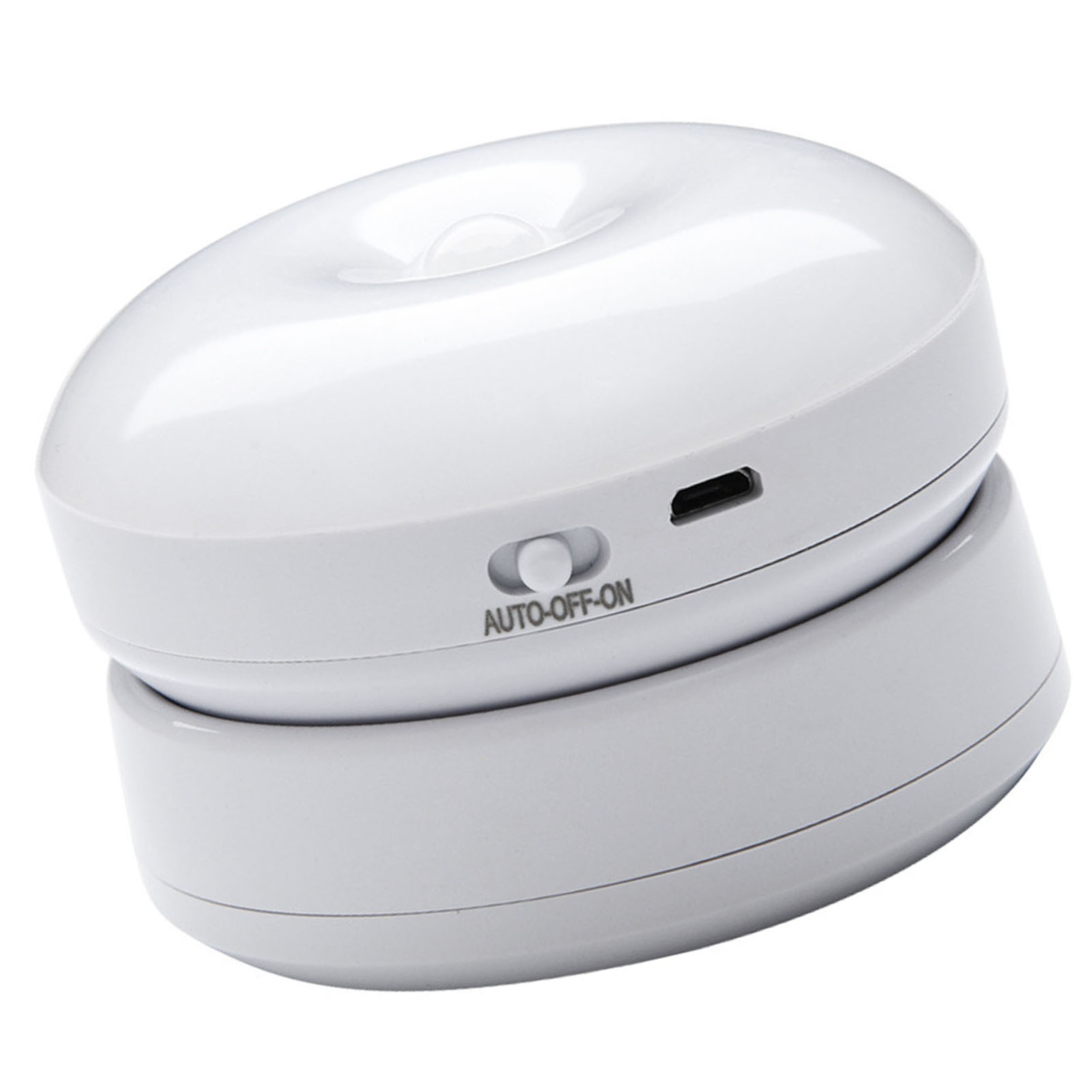 360° Drehbares Led-nachtlicht Mit Präsenzsensor, Wiederaufladbarem Akku, Ideal Für Schlafzimmer, Nachttisch, Treppenhaus, Flur Oder Möbel, Weißes Licht.
