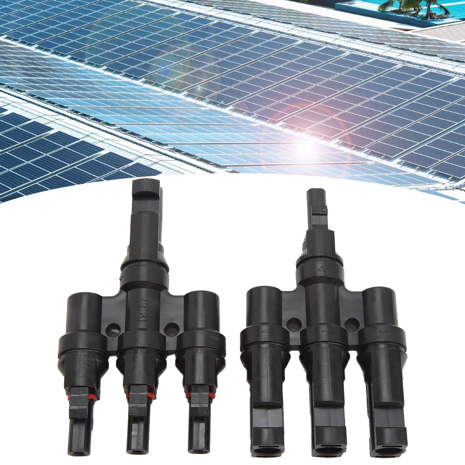 Photovoltaik-t-stecker, 1-zu-3-photovoltaik-adapter, Photovoltaik-parallelanschluss