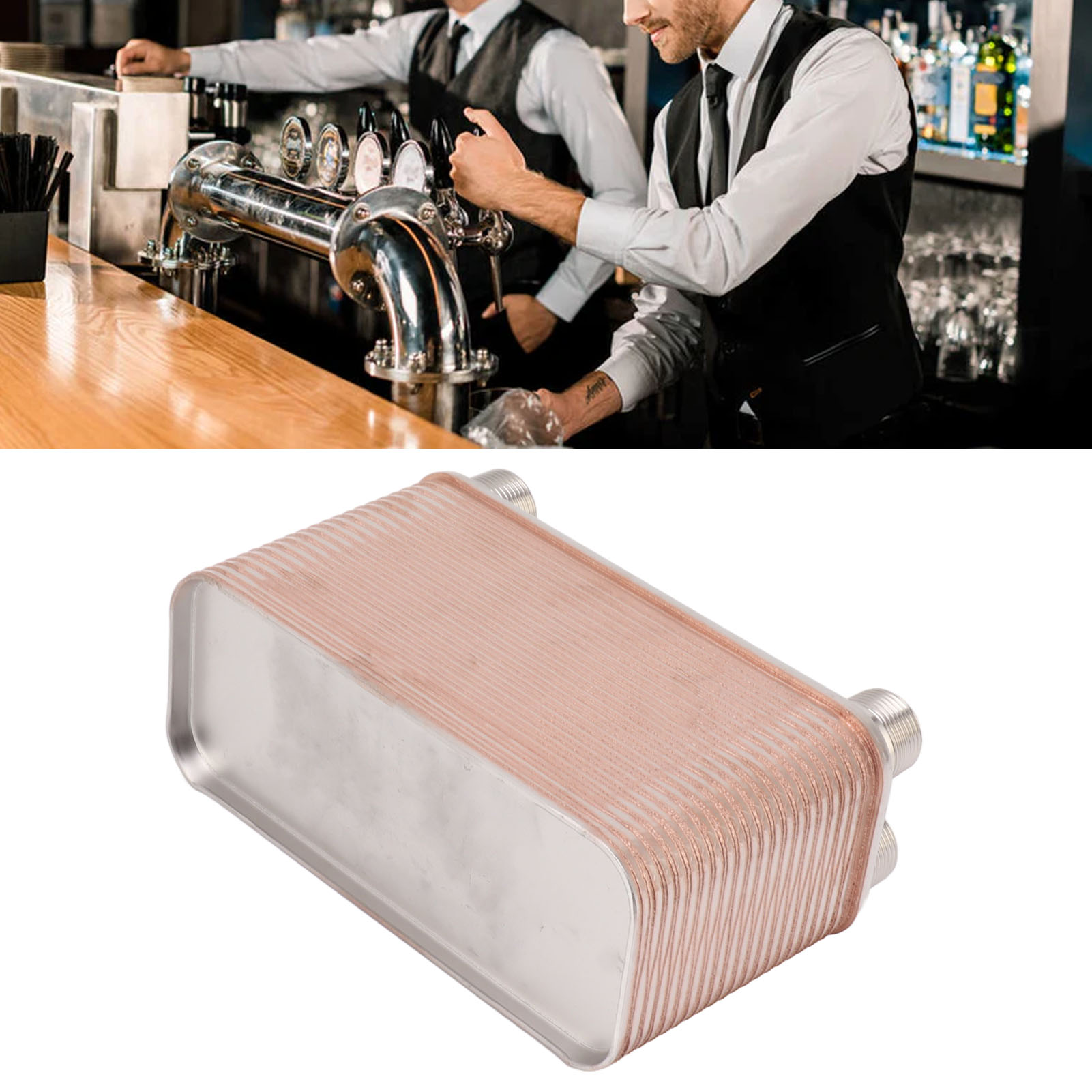 Eatb12-40 Plattenkühler, Edelstahl-lötplattenwärmetauscher, Verdampfer, Kondensator