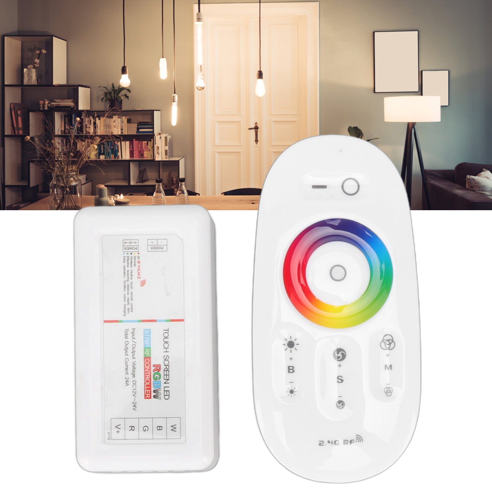 2,4-ghz-funk-touch-dimmer Dc12–24 V, Touch-rgbw-led-controller, Touch-rgb-lichtleisten-controller