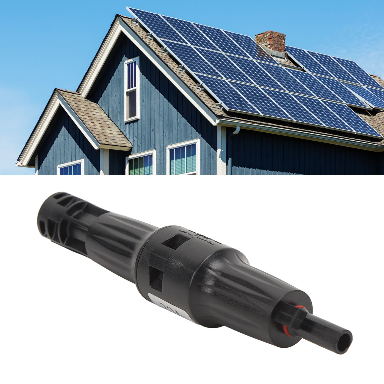 Wasserdichter Stecker/buchse 1500 V 20 A Mit Sicherung, Anschluss Für Photovoltaikdiode, Kompatibel Mit Mc4-sperrdiode