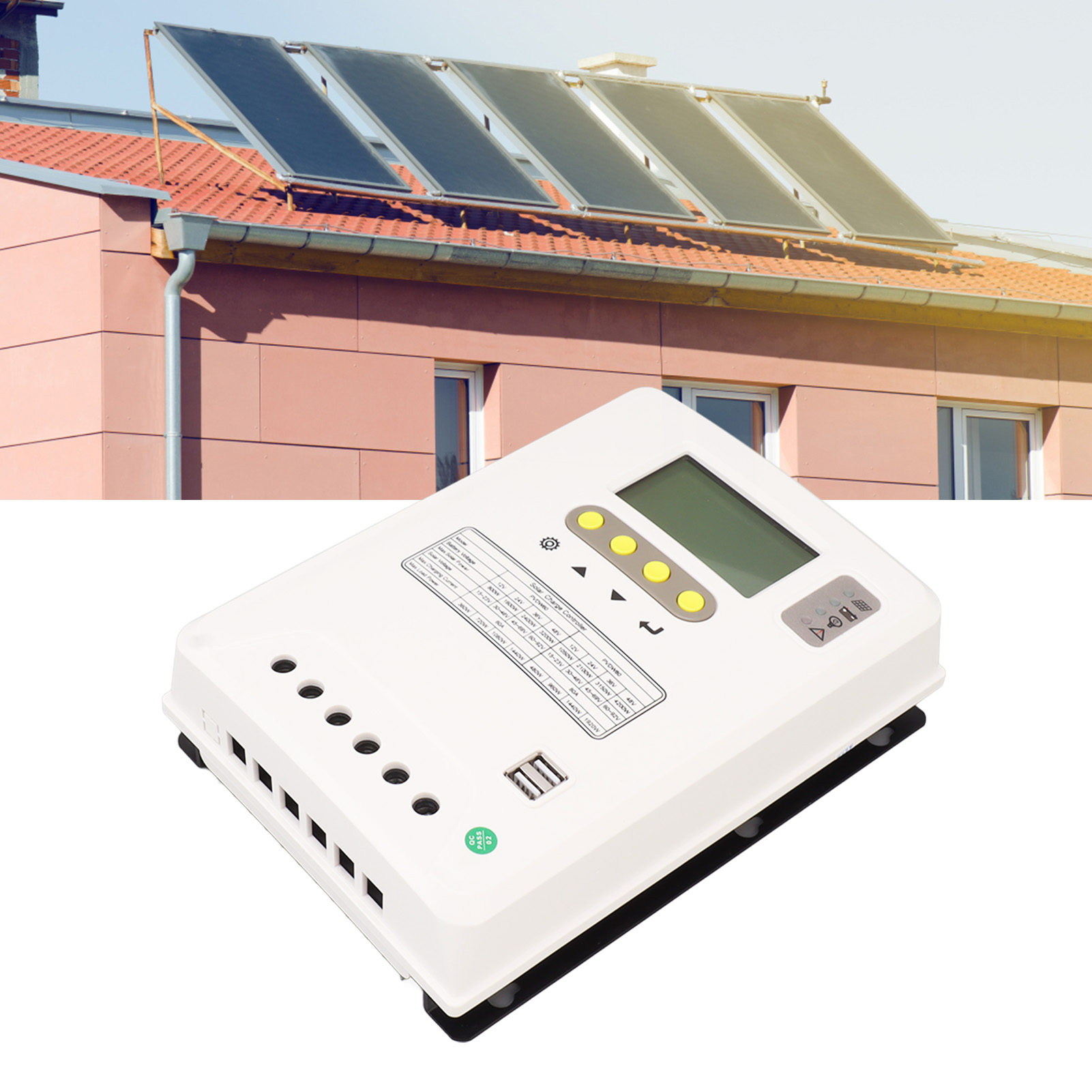 12v/24v/36v/48v Pwm-solarladeregler, Photovoltaik-ladegerät, Aktivierung Von Lithium-ionen-/bleiakkus, 60a