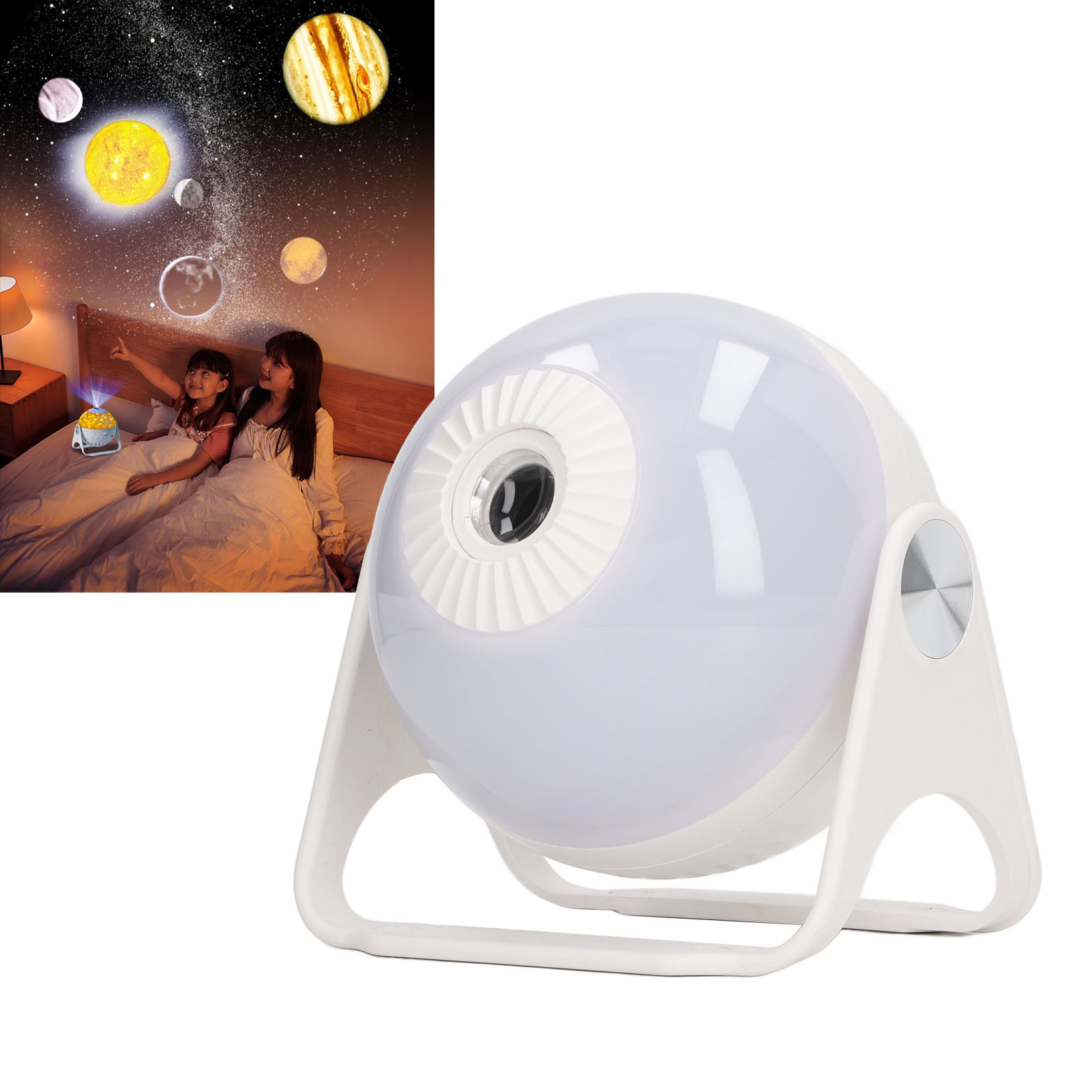 Hochauflösender Led-projektor, Sternenhimmel-nachtlicht, Bluetooth-musik-nachtlicht, Usb-stimmungslampe