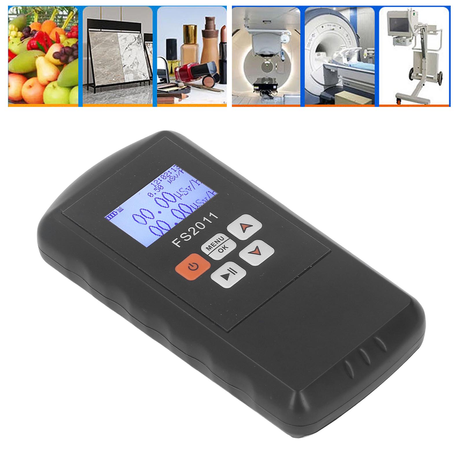 Detektor Für Radioaktive Strahlung, Individueller Strahlendosisalarm, Radioaktiver Geigerzähler Aus Marmor, Detektor Für Radioaktive Strahlung