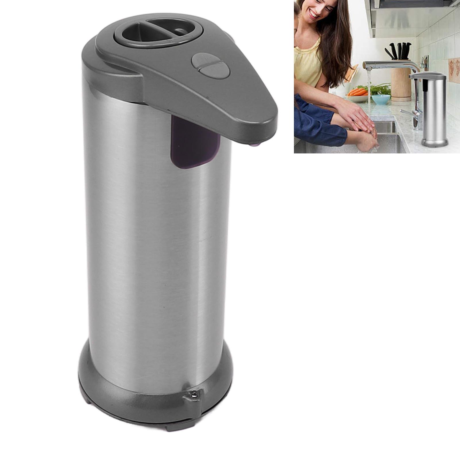 Automatischer Seifenspender Aus Edelstahl Mit Infrarotsensor, Handseifenflasche, Seifenspender (champagner-ausführung)