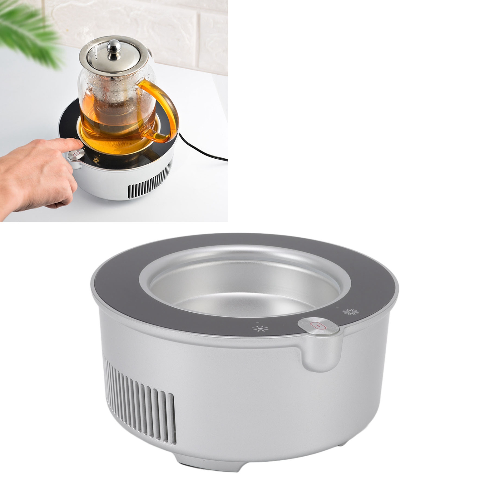 Intelligenter Untersetzer Für Heiße Und Kalte Getränke, Mehrzweckbecher Zum Erhitzen Und Kühlen, Kreativer Becher Für Heiße Und Kalte Getränke, Untersetzer Mit Konstanter Temperatur, Usb-betrieben.