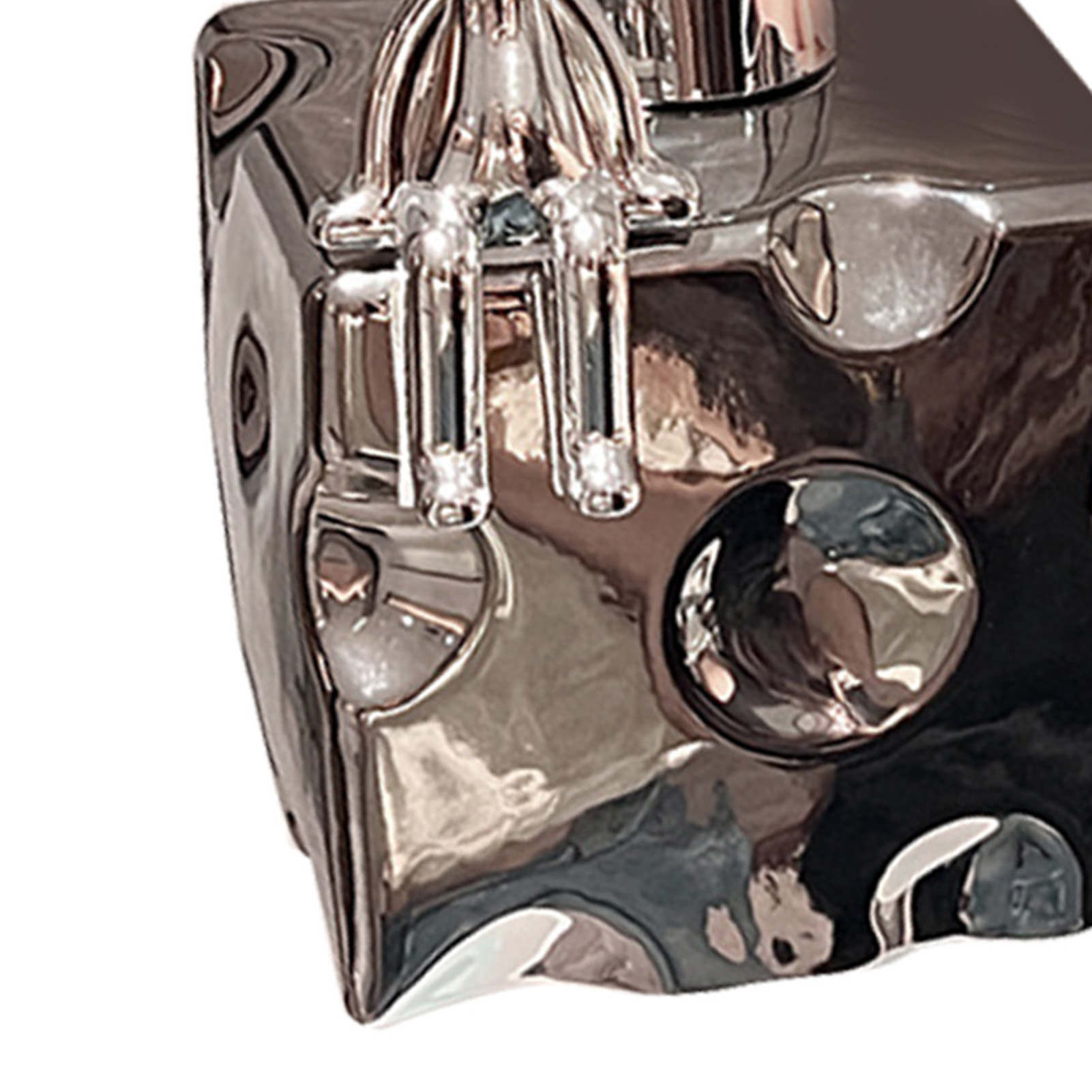 Keramik-handseifenflasche, Luxuriöser Und Eleganter Shampoo- Und Duschgelspender Fürs Badezimmer, Kleine Größe, Mit Pumpe – Silber