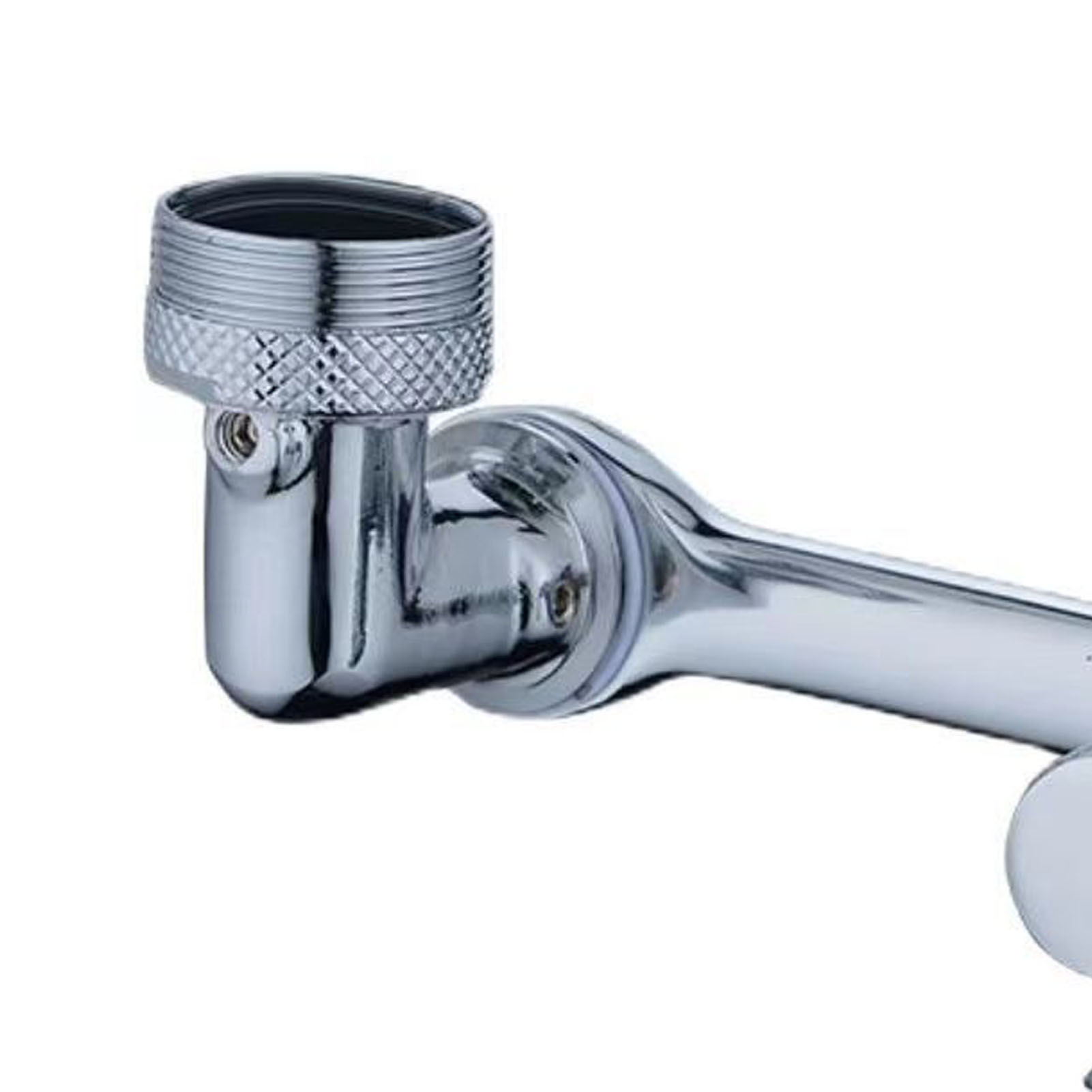 Universeller Roboterarm-wasserhahn Mit Drehbarem Wasserauslauf, Strahlregler, Verlängerungsauslauf, Universalanschluss Und Spritzschutz-wipparm