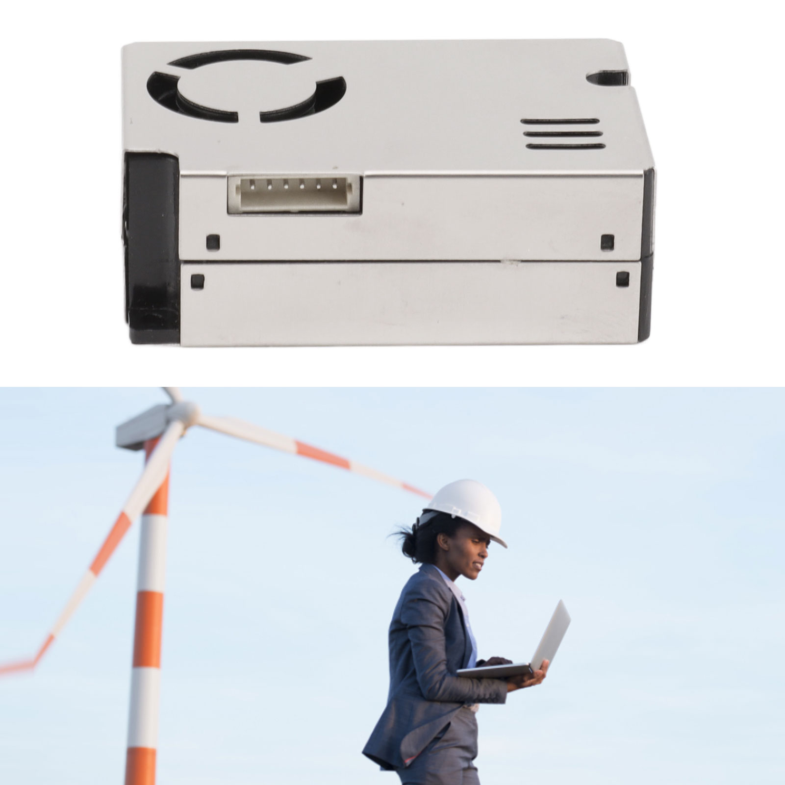 Laser-staubsensor Zur Messung Der Konzentration Von Gasförmigen Partikeln Und Staub