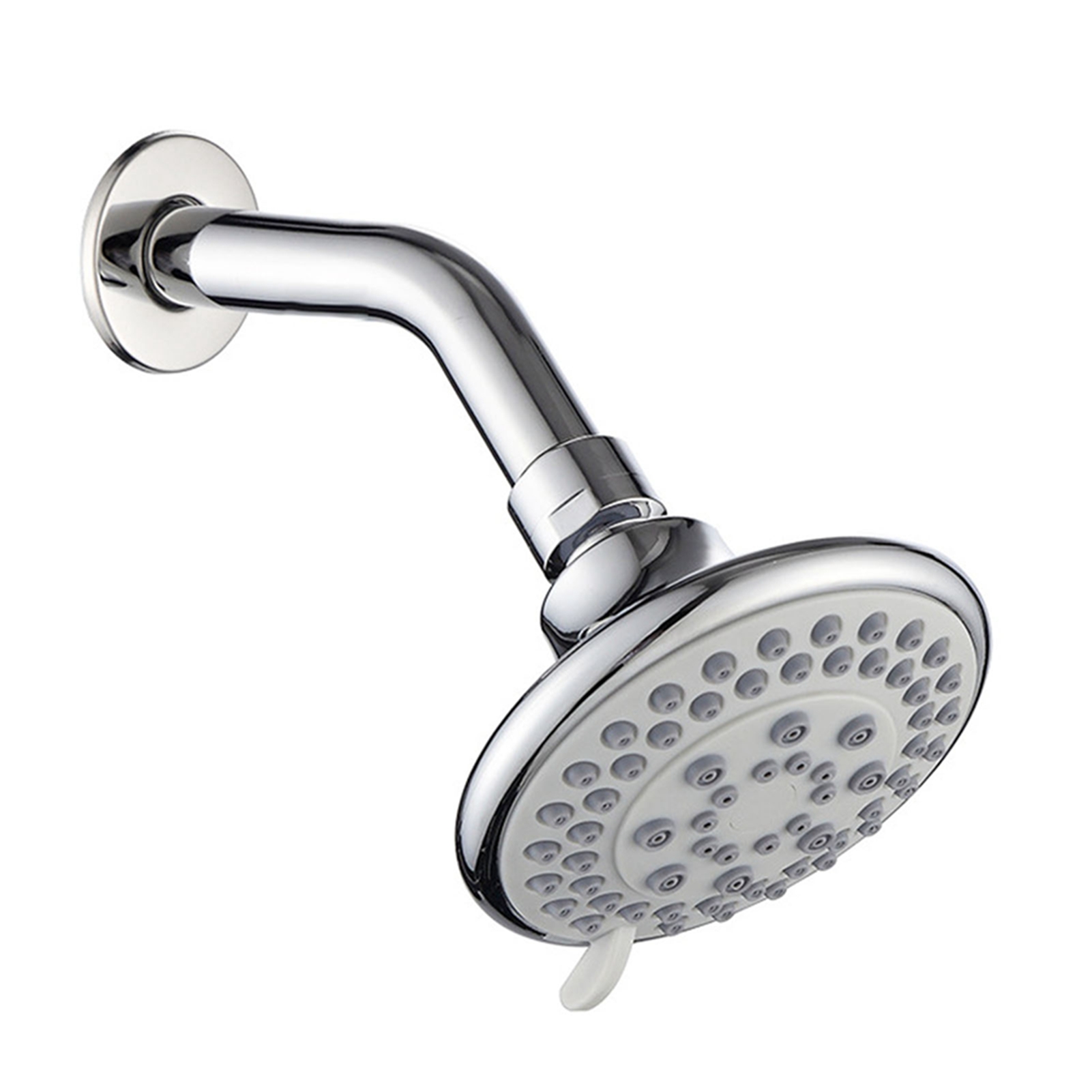 Duschset Inklusive 1 Rundem Duschkopf Aus Kunststoff, 10 Cm (4 Zoll).