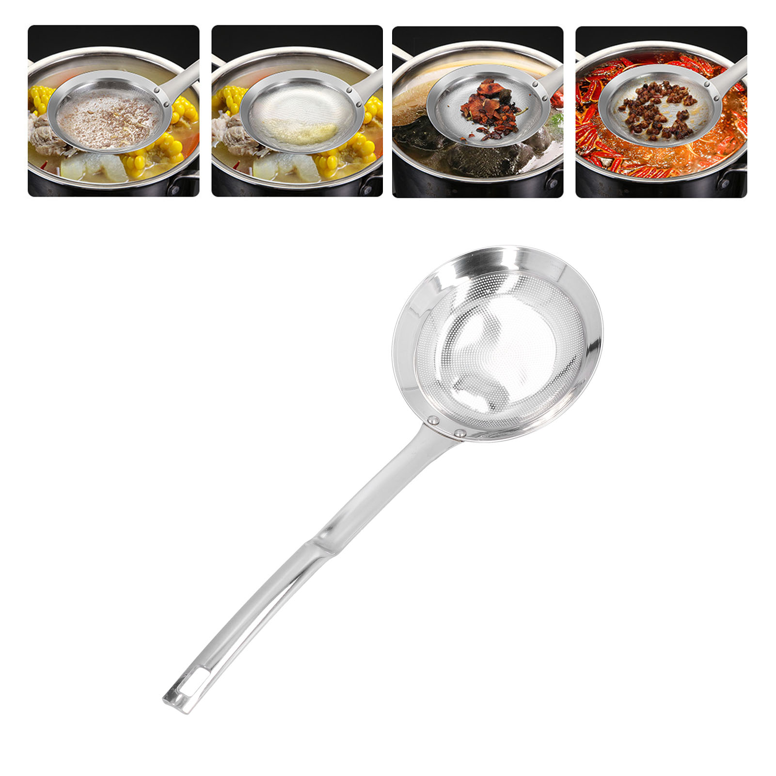 Küchenfritteuse, Chinesisches Fondue, Scharfes Chinesisches Fondue, Sieb Aus Edelstahl 304, Ölabscheider Und -filter, Haushaltsölabscheider.
