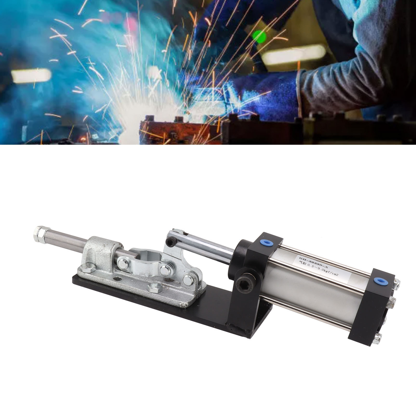 Gh 36330 A Schnellspannvorrichtung Für Druckluft, Zylinderspannvorrichtung Für Druckluftwerkzeuge, Luftpumpenspannvorrichtung, Übergewicht