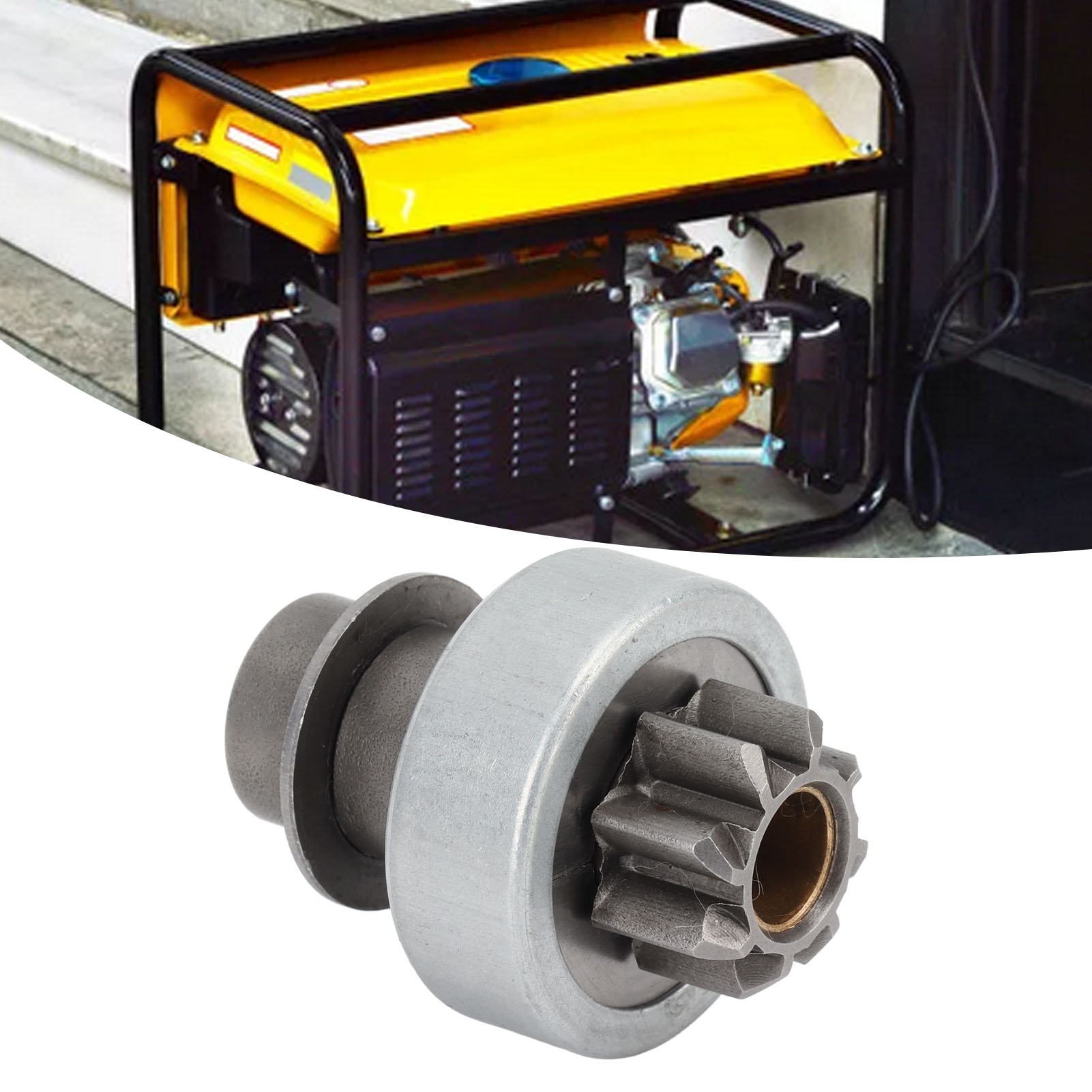 Anlasserritzel Mit 8 Zähnen, Anlasserritzel Für Luftgekühlten Dieselmotor, Teile Für Mini-generator/fräse 170f-192f, Vorwärtsdrehung Des Elektrostarter