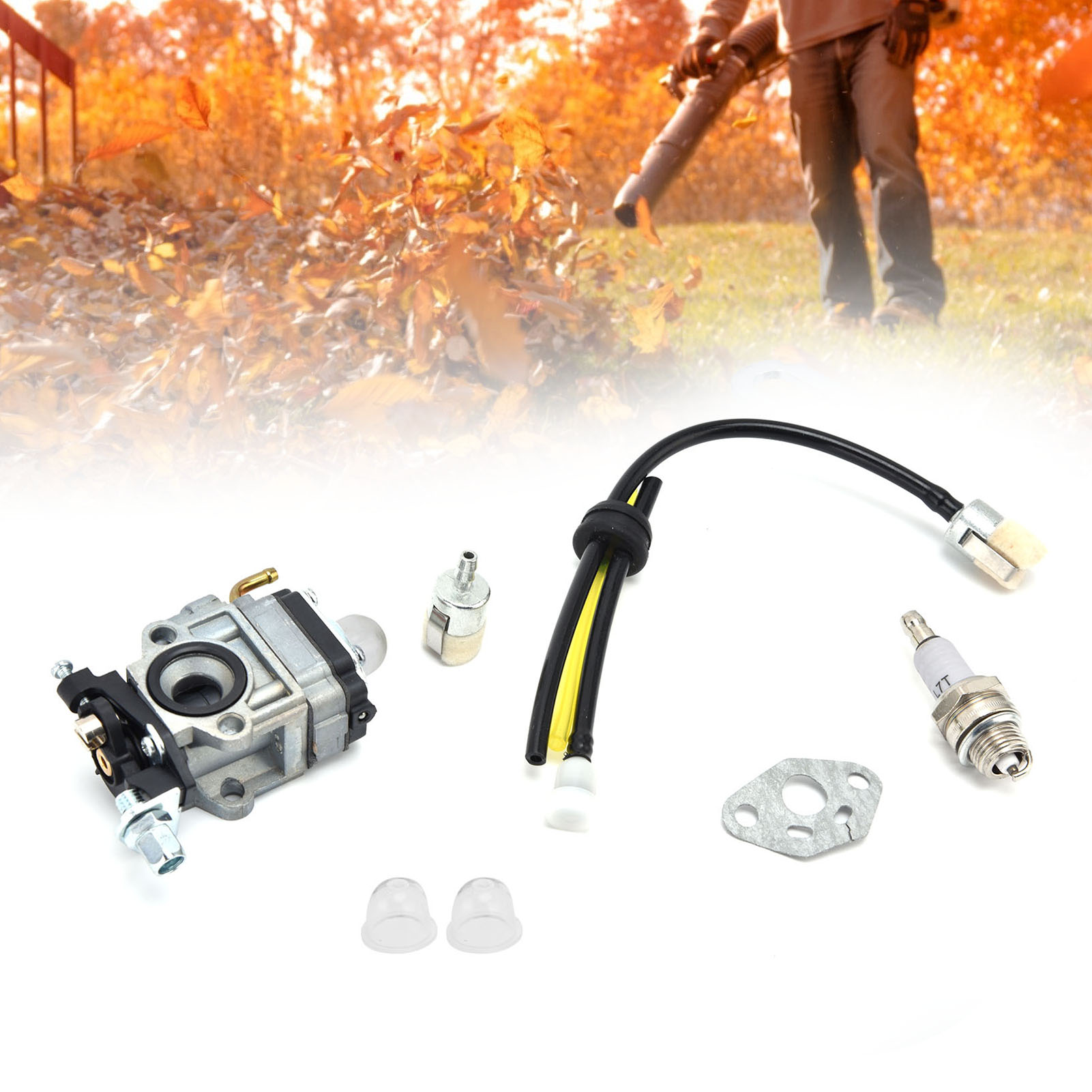 Vergaser Kompatibel Mit Dem Poulan Pro 46cc Pr46bt Gebläse-kit (referenznummer 967086901)