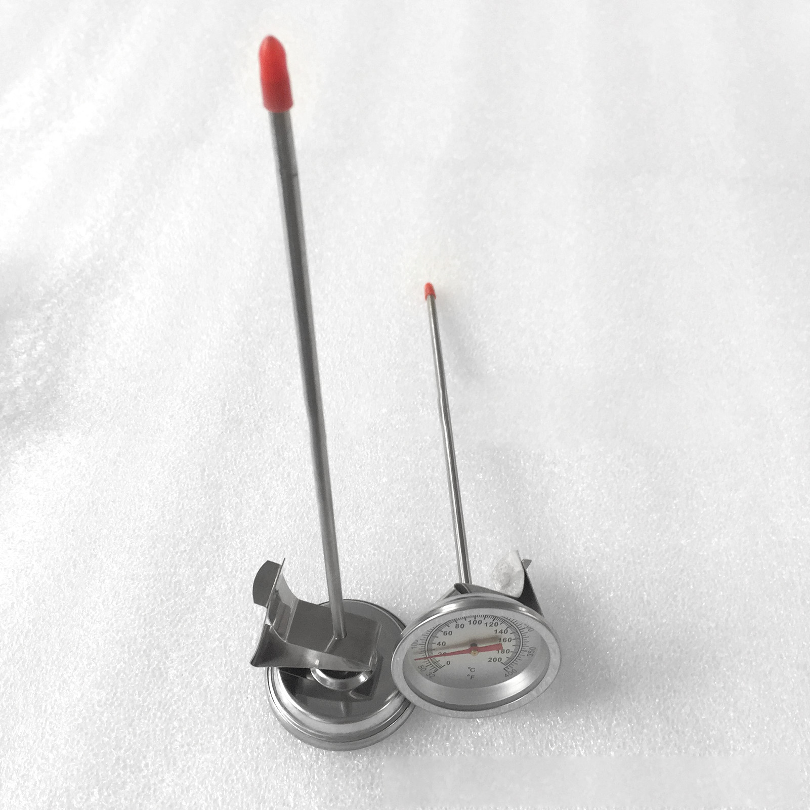 Jx-5f Edelstahl-thermometer, Grillthermometer, Fleischthermometer Mit Einstich, Edelstahlsonde, Bimetall