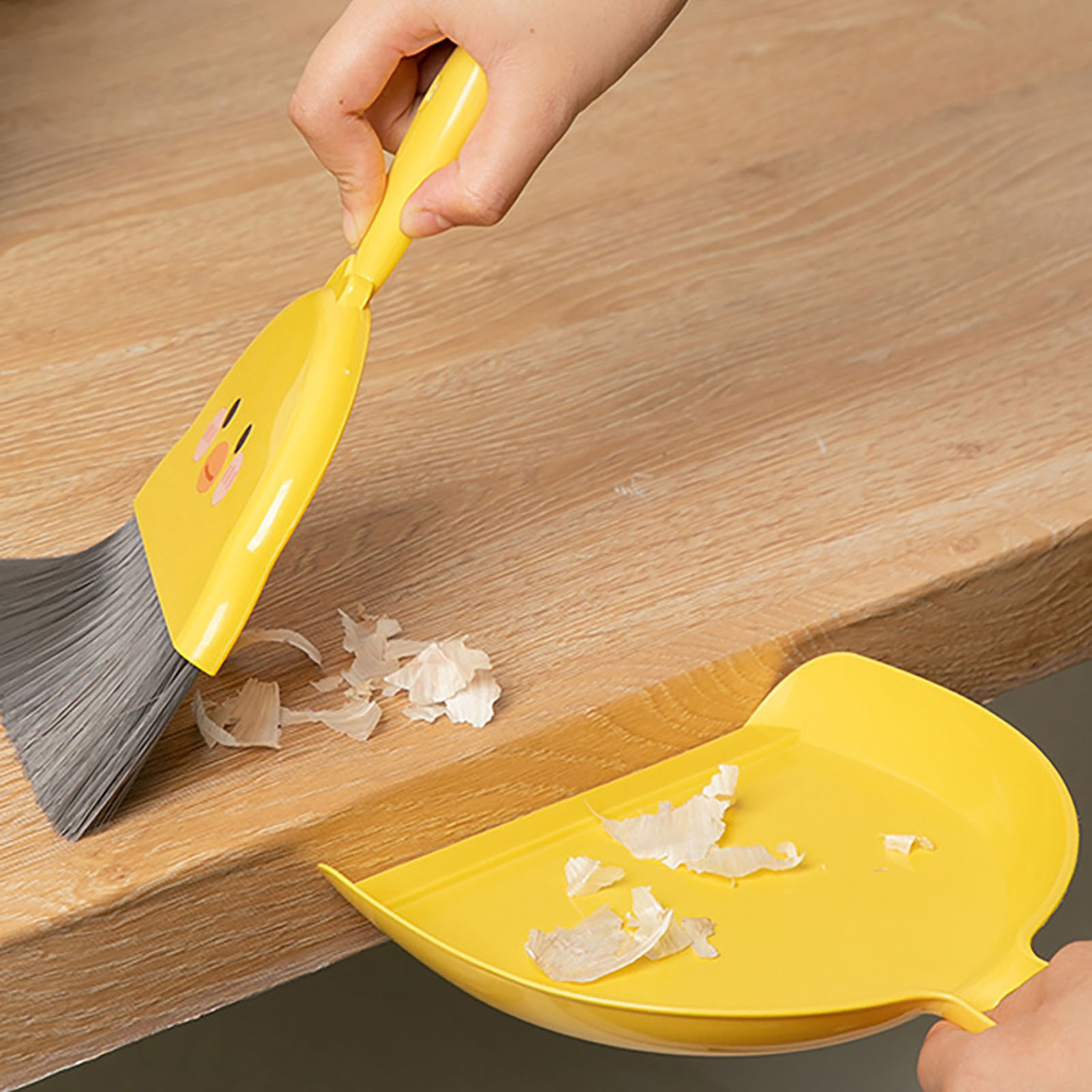 Miniatur-tischbesen-set, Tischbesen Für Kinder Und Schulkinder, Kombinierte Kehrschaufel Und Besen, Tischspielzeug