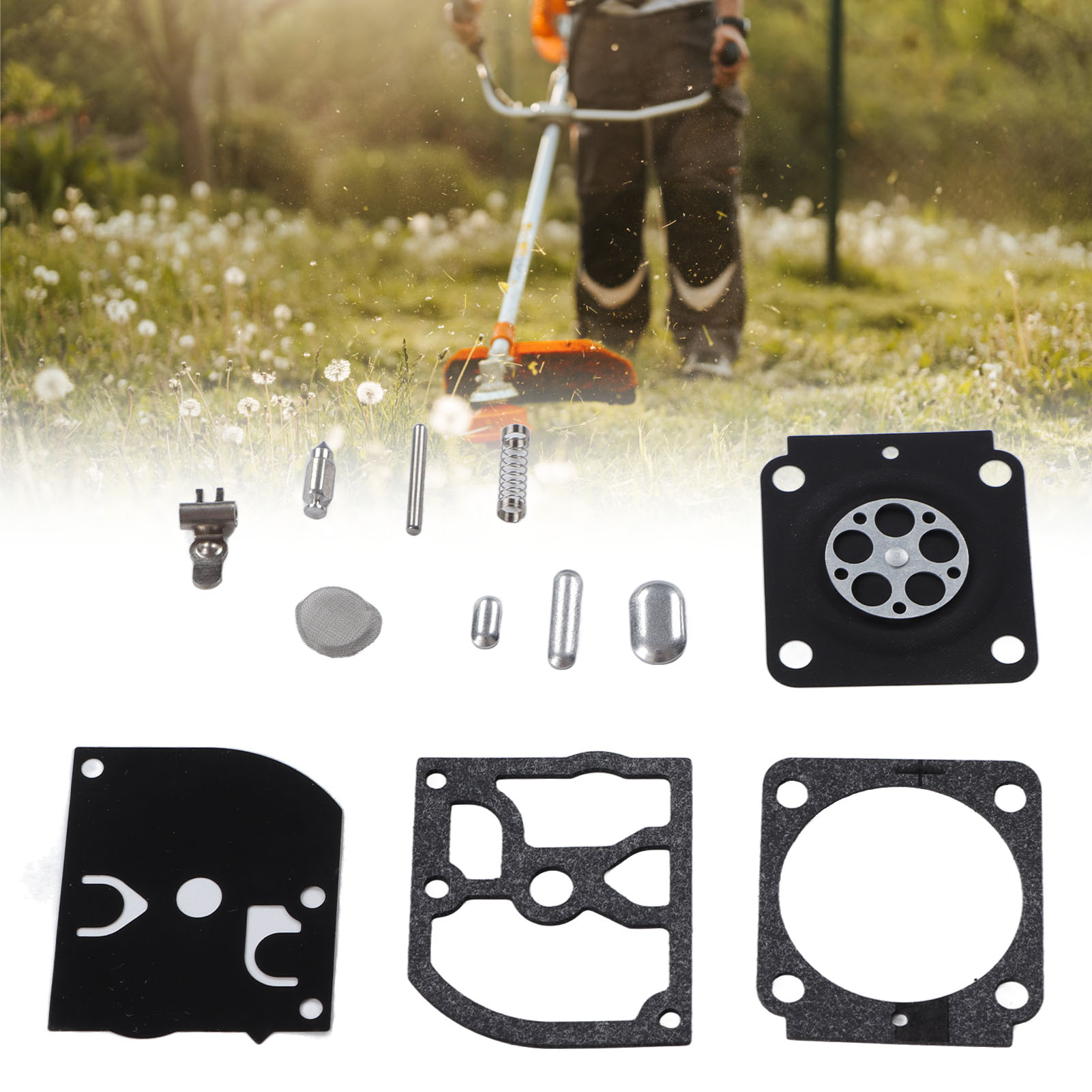 2 Sets/verkauf, Kompatibel Mit Stihl Hs45 Fs55 Bg45 Mm55 Mini-motorhacke 4137 Emu Trimmer Zama C1q-s69a -s70 71 73 79 93 95 97 Motorhacken Und Ersatzteilen Für Rb-100 Freischneider