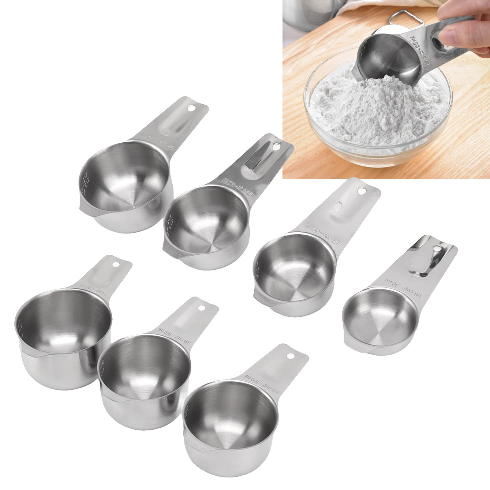 Messbecher-set Aus Edelstahl Zum Backen