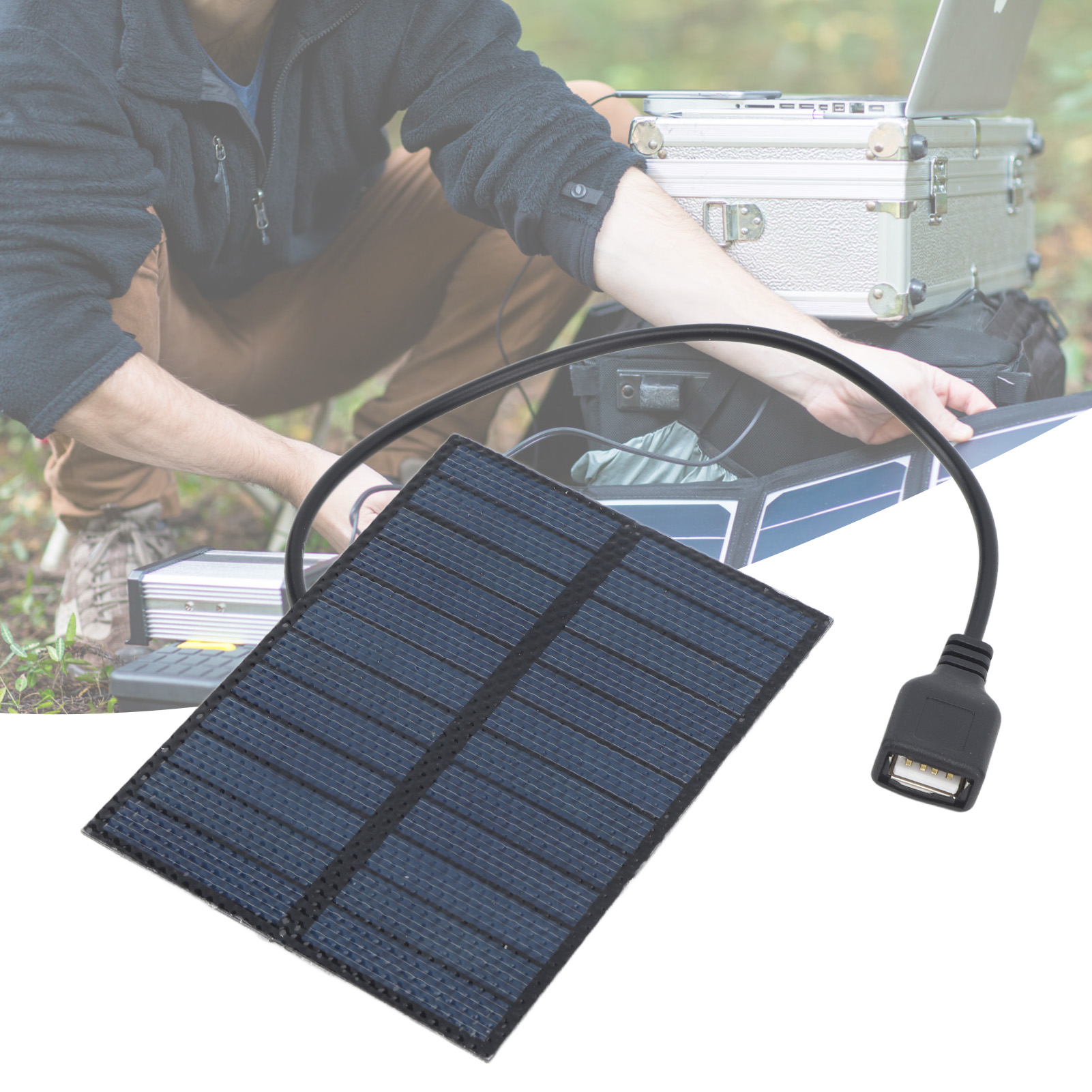 Tragbares 5v-photovoltaikmodul Aus Polykristallinem Silizium Zur Notstromversorgung