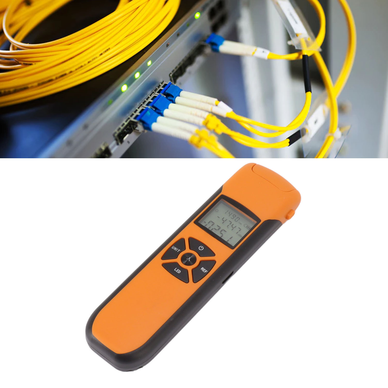 Mini-tragbares Optisches Wattmeter, Hochpräziser Wiederaufladbarer Glasfaserdetektor, Optischer Dämpfungstester, Wattmeter