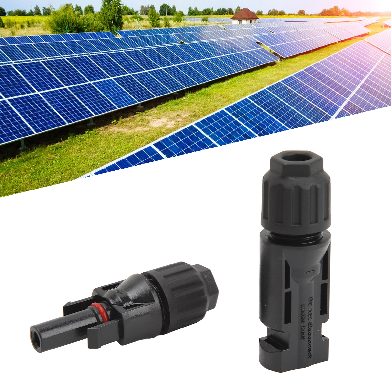Kabelverbinder Für Solarmodule, Ip67 Wasserdicht, 10 Sätze Stecker Und Buchsen, Unterstützen Eine Spannung Von 1000 V 30 A.