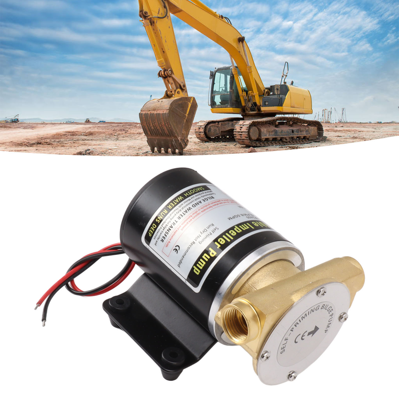 Schmutzwasserpumpe Mit G1/2-innengewinde, Selbstansaugende Pumpe, Einseitig Saugende Entwässerungspumpe, Geschlossenes Laufrad, Flexible Laufradpumpe Rl-bip2400