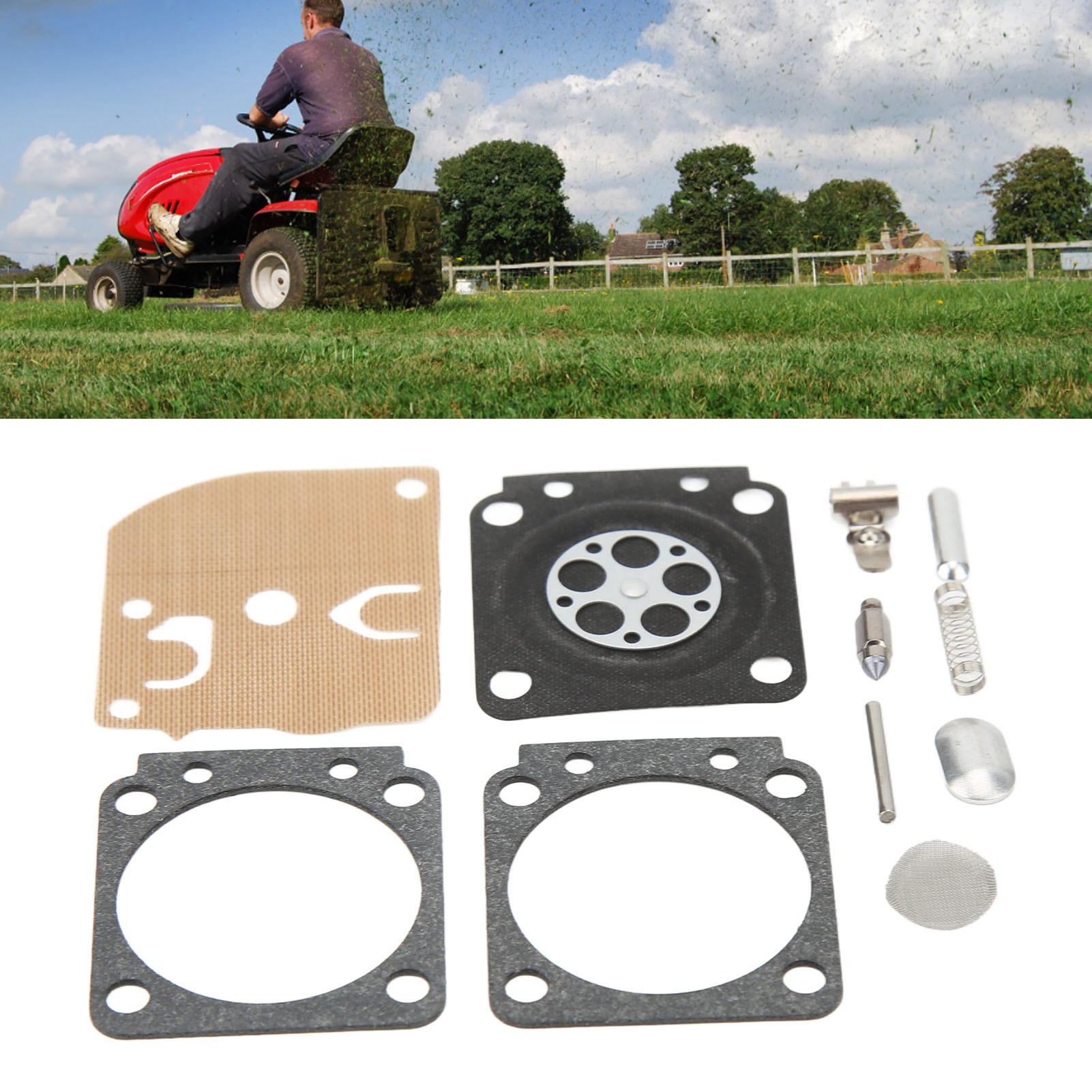 Rb-40 Vergaser-reparatursatz, Kompatibel Mit Bestimmten Zama C1q Und Stihl Fs350, Fs400 Und Fs450 Modellen.