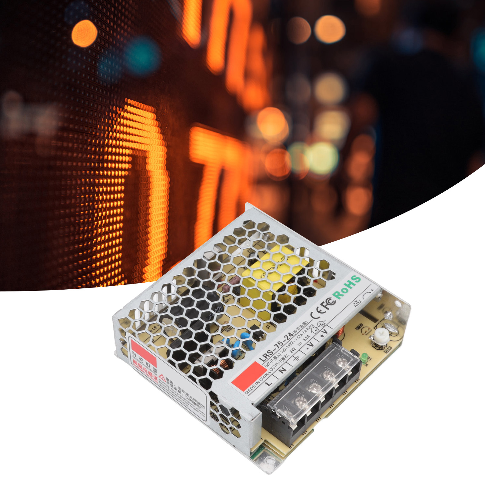 Lrs 24v Schaltnetzteil, Magnetventilsensor, 100–240v Led-wandstrahler