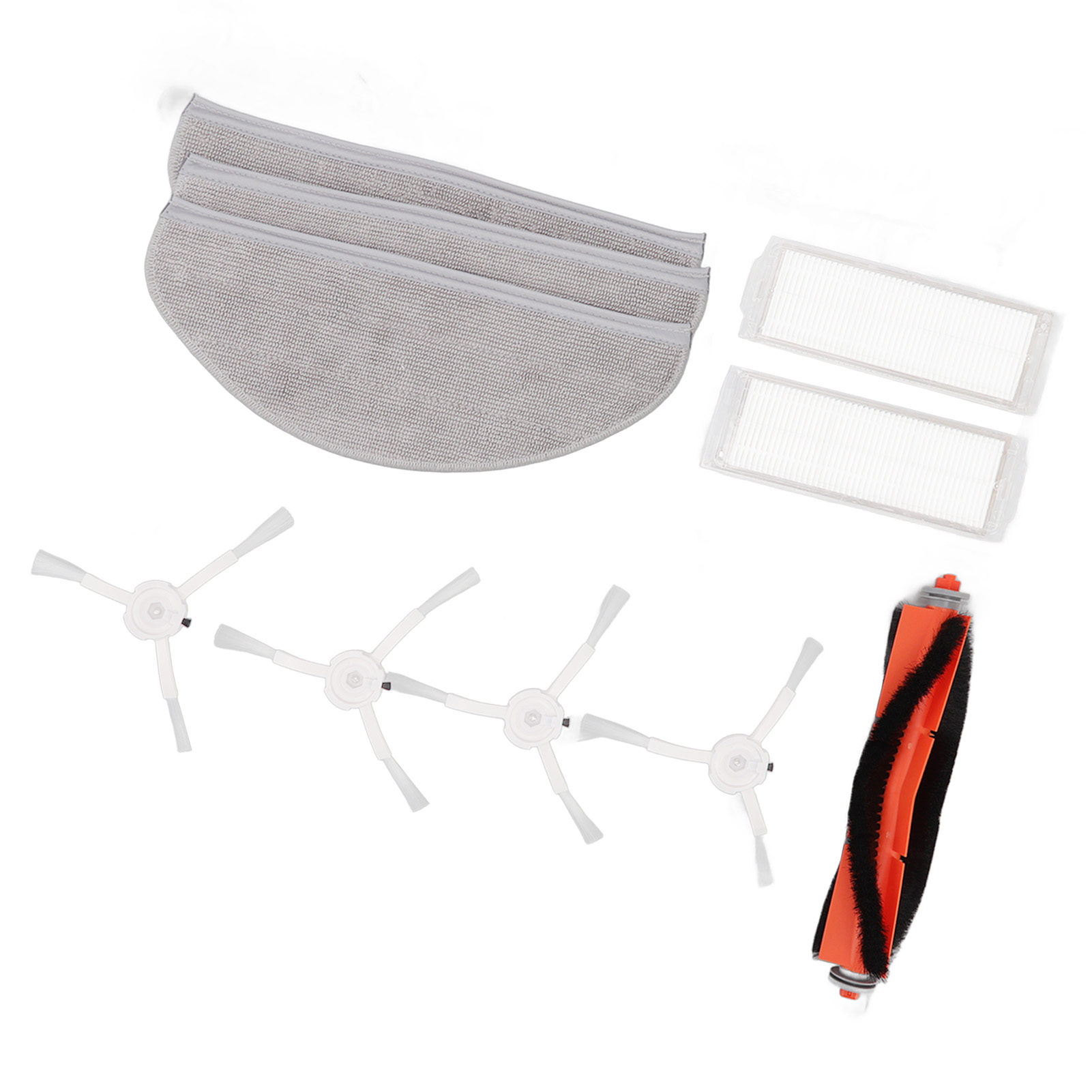 Geeignet Für Zubehör Für Den Selbstreinigenden Saugroboter Mjstp Mi 2 Lite/mi 2 Pro/mjstl/mjst1s: Hauptbürste, Rotationsbürste, Seitenbürste, Filter Und Reinigungsmopp.