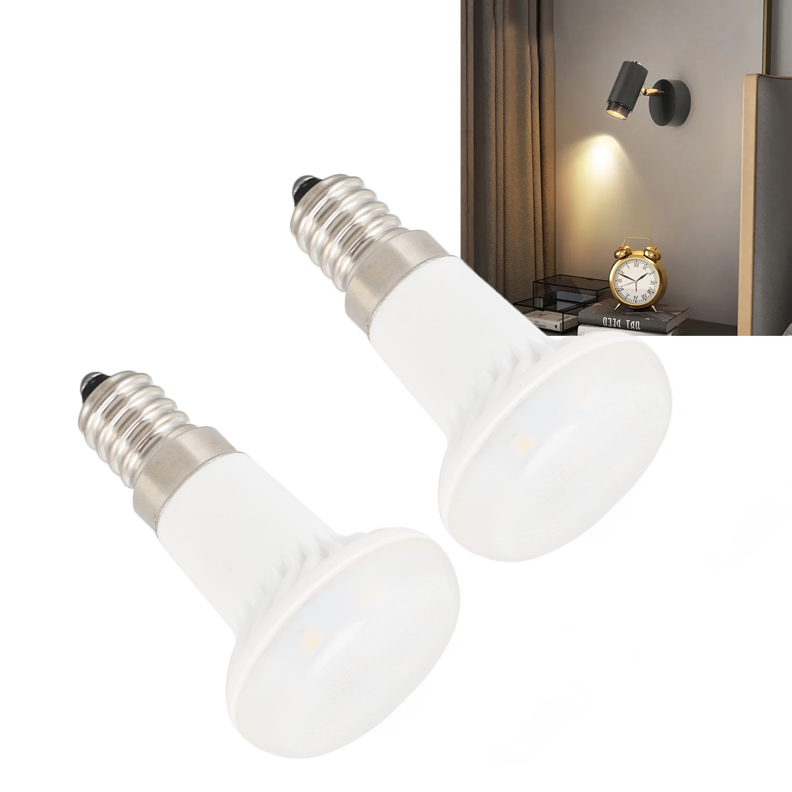 7-spot-energiespar-led-lampe, E14, 3 W, 220 V, Warmweiß