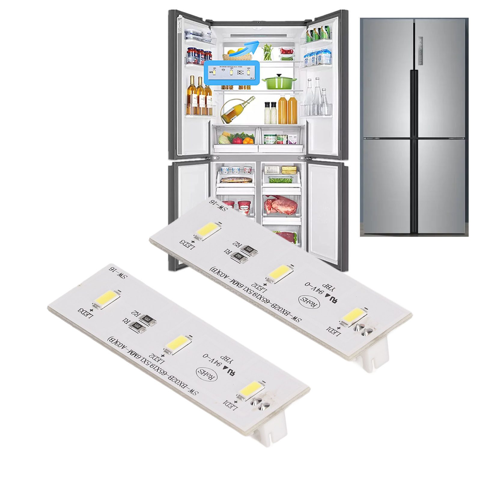 Led-lichtpanel Für Kühlschränke, Kompatibel Mit Frestec/electrolux/homa/tcl Kühlschränken, Sw-bx02b Led-lichtleiste.