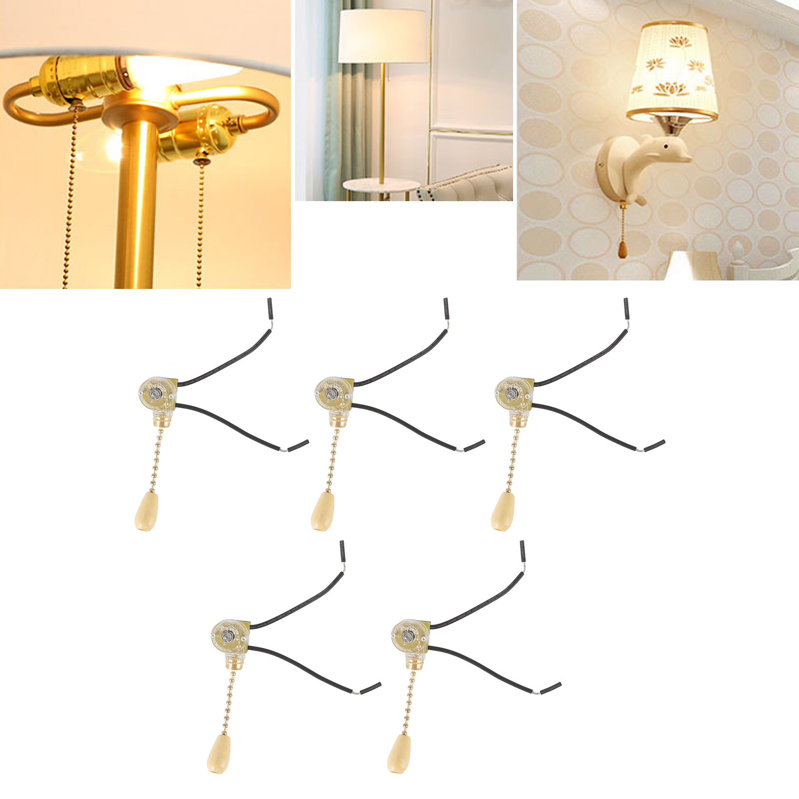 Der Kronleuchter-reißverschlussschalter Ist Ein Elektrischer Lichtsteuerungsschalter, Der Zur Steuerung Von Kronleuchtern, Ventilatoren, Lampen Und Wandleuchten Verwendet Wird.